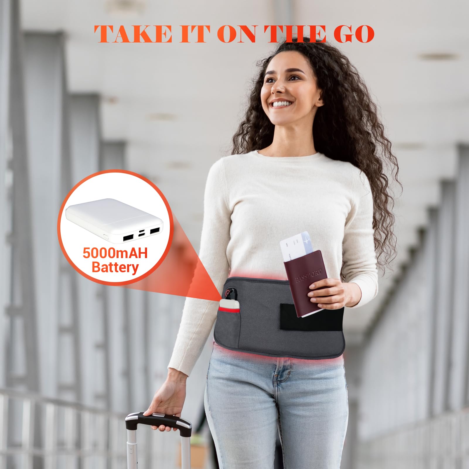 Comfytemp Red Light Therapy Belt, Cordless Infrared Red Light Therapy for Body Device, Wearable Red Comfytemp uk supplements