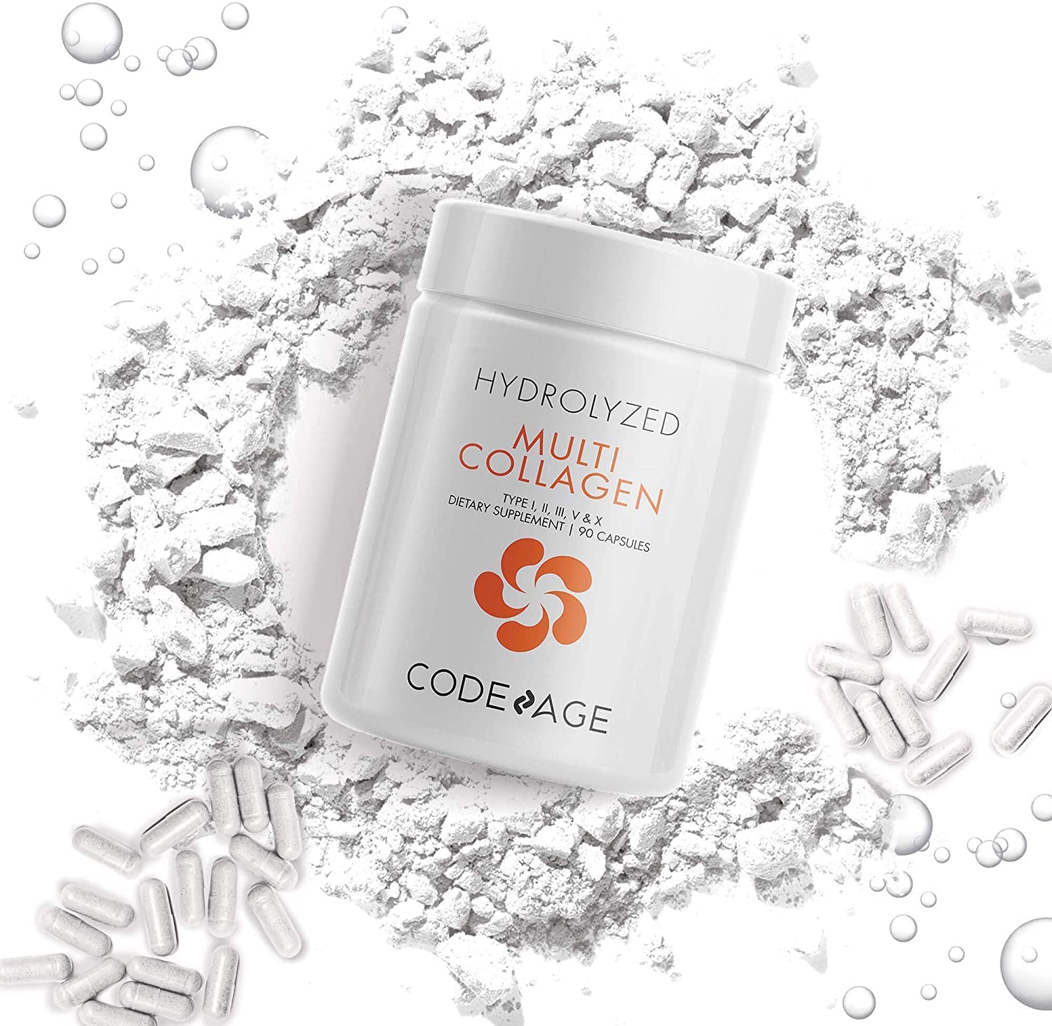 Codeage Multi Collagen Protein Capsules, Type I, II, III, V, X, Grass Fed & Hydrolyzed Collagen Pills Supplement Codeage uk supplements