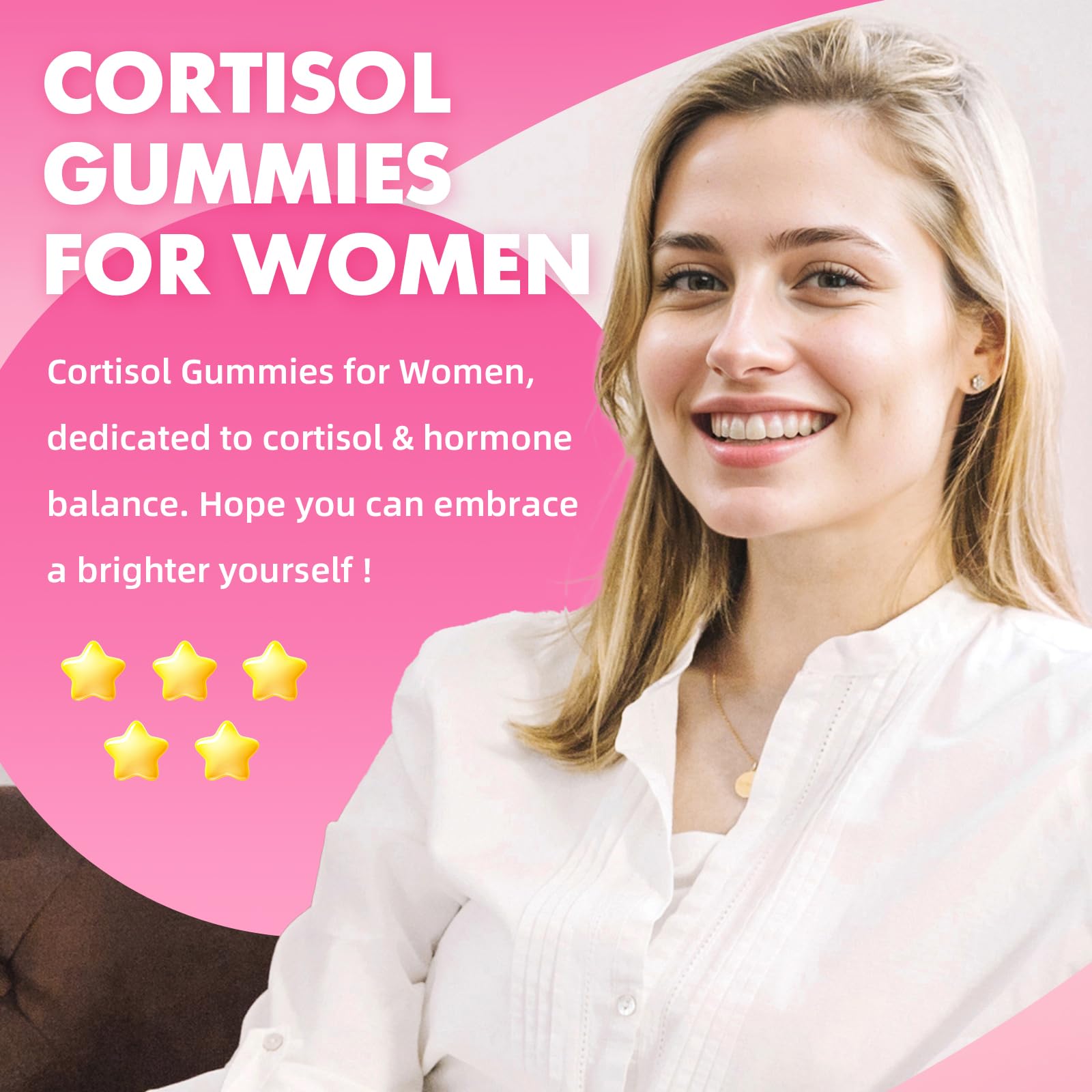 Cortisol Gummies for Women, Cortisol Supplements Gummies with Magnesium Ashwagandha Rhodiola Rosea and L-theanine Complex for Relaxation and Focus, Zzz Support, Raspberry Flavor, 60 Count GrnLife uk supplements