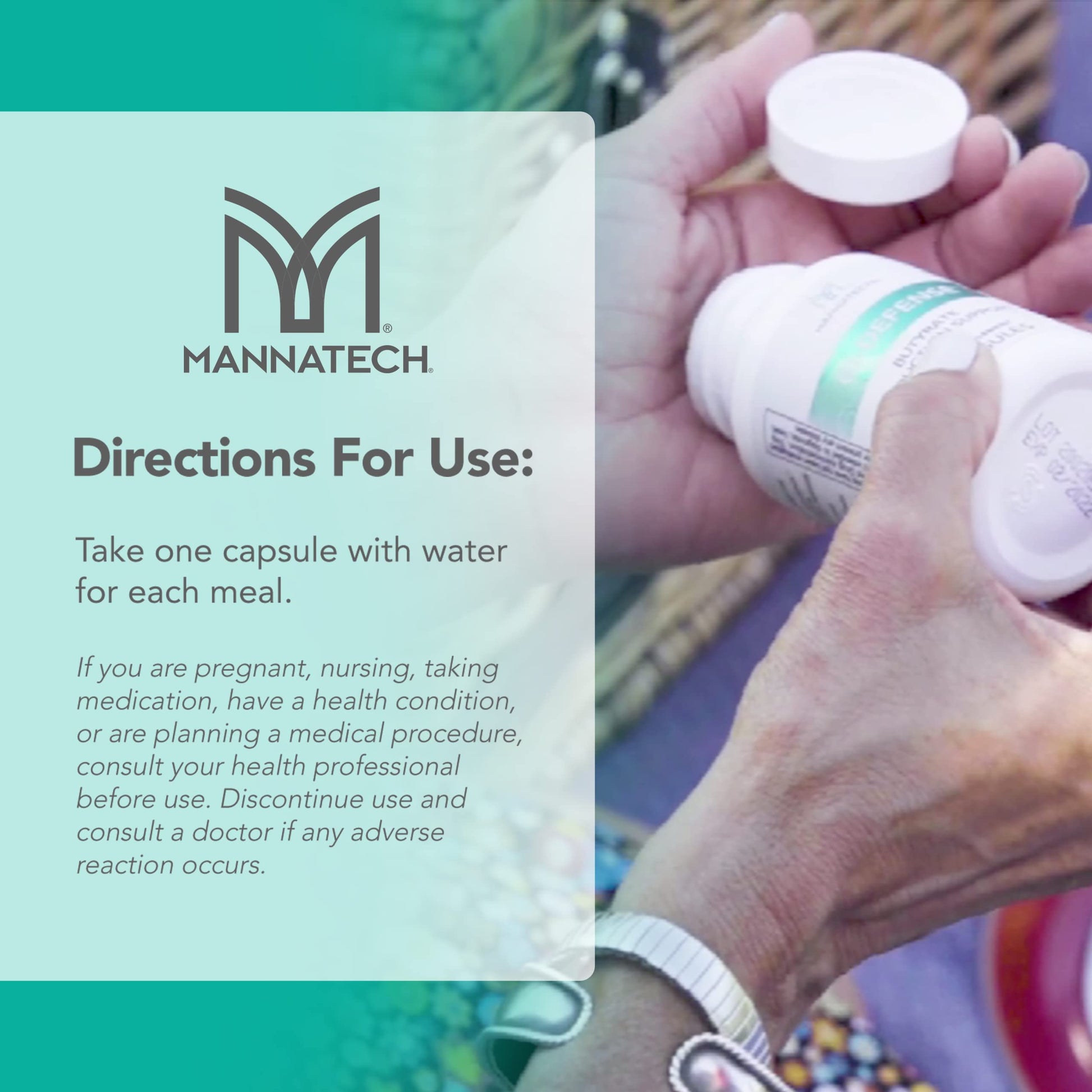 Mannatech Butyrate Supplement - Supports Gut Barrier Function, Intestinal Health, and Digestive Comfort - Promotes Short Chain Fatty Acid Production, Immune Support Supplement GI-Defense 60 Capsules Mannatech uk supplements