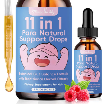 Theronika Aly Parasite Cleanse for Humans & Kids – Advanced Herbal Blend with Black Walnut, Wormwood, Clove, Digestive & Gut Balance Support, Alcohol-Free Liquid Drops, 30 Servings Theronika Aly uk supplements