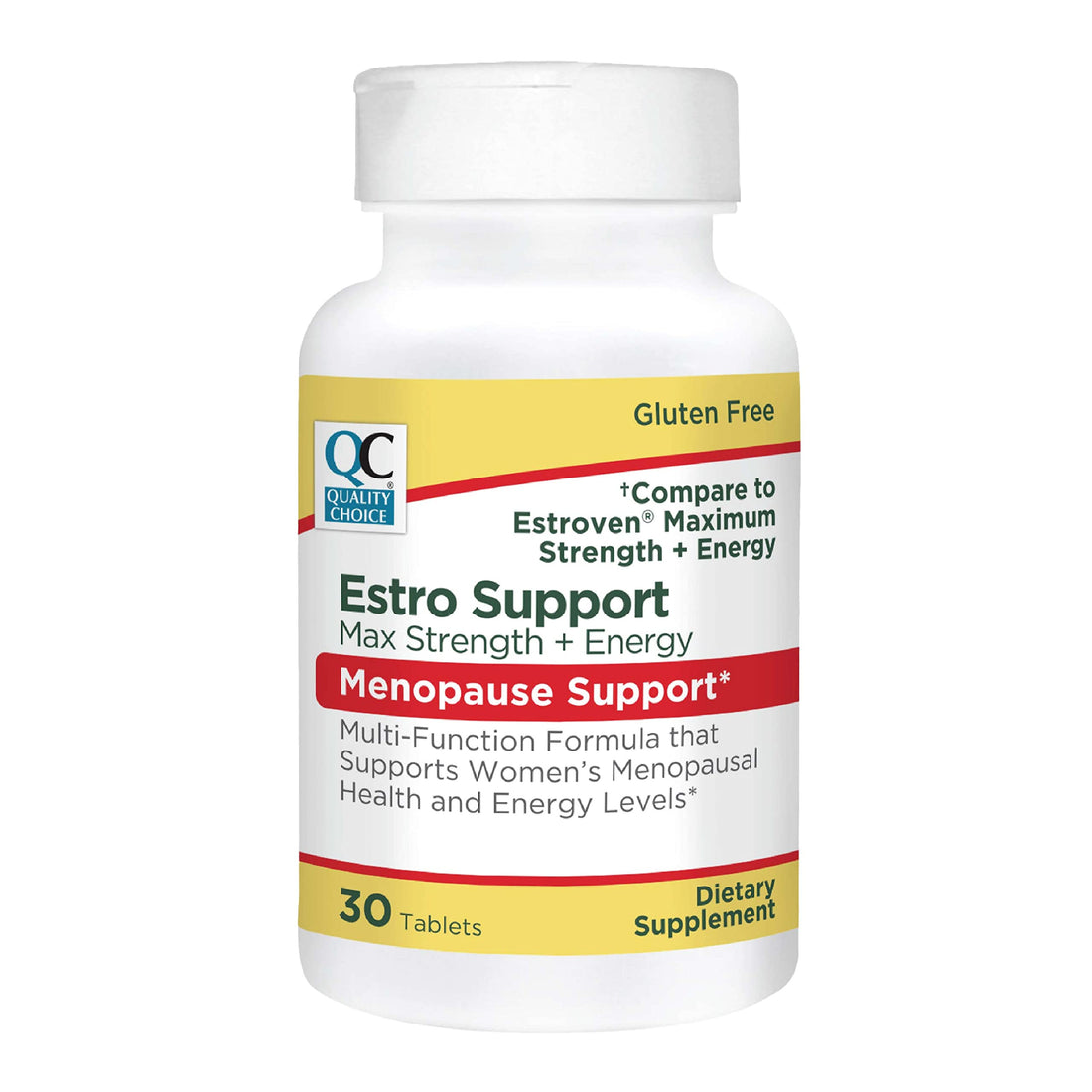 Quality Choice Estro Support Max + Energy Tablets Menopause Support 30 Count Quality Choice uk supplements