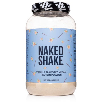 NAKED Shake - Vanilla Protein Powder - Plant Based Protein Shake with Mct Oil, NSF Certified, Gluten-Free, Soy-Free, No Gmos Or Artificial Sweeteners - 30 Servings NAKED uk supplements
