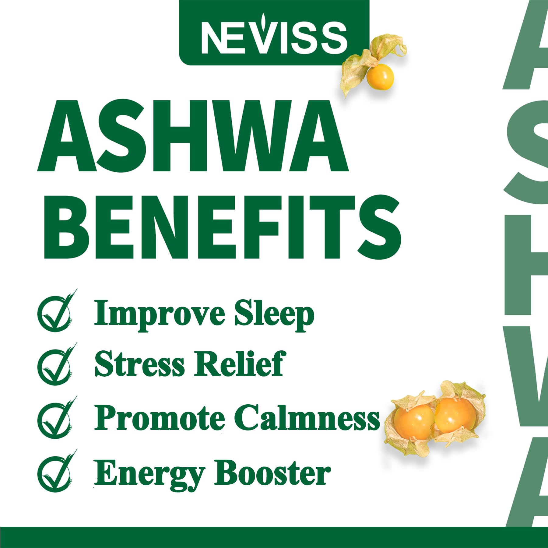 NEVISS Ashwagandha Gummies 2000mg, Feel Refreshed, Plus Proprietary Blend NEVISS uk supplements