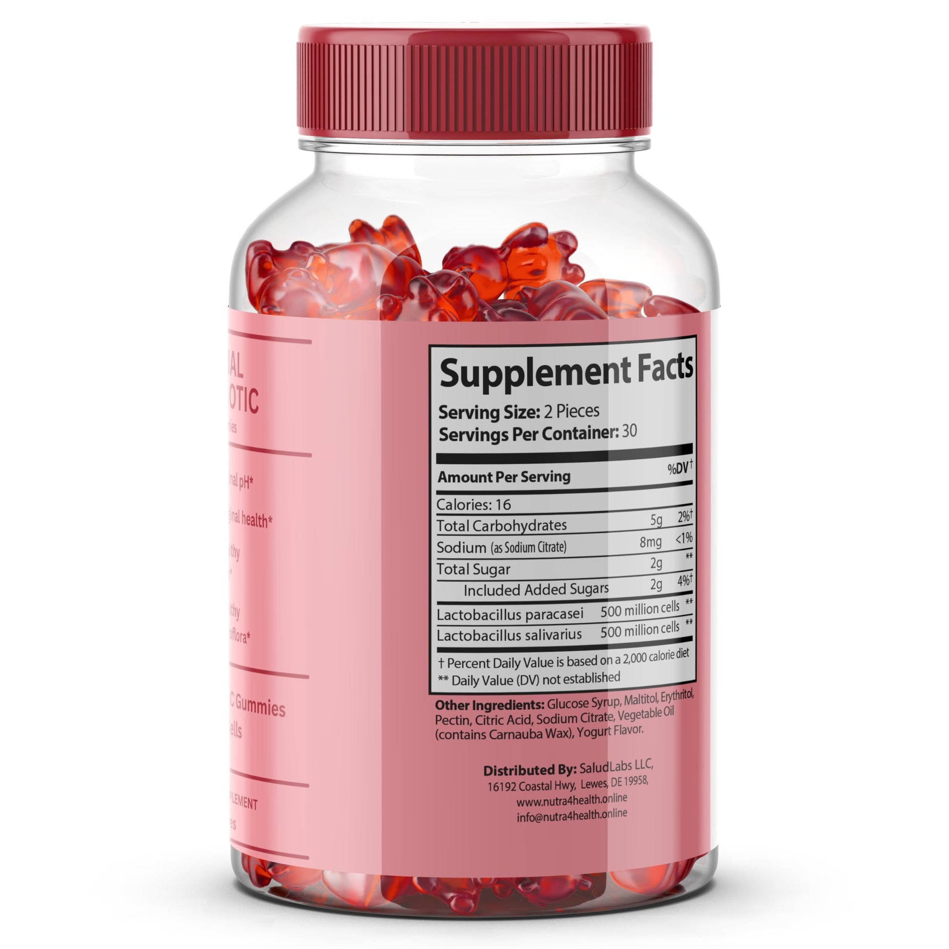 FEM Vaginal Probiotic Gummies for Women - Promotes pH Balance, Healthy Vaginal Odor & Urinary nutra4health uk supplements
