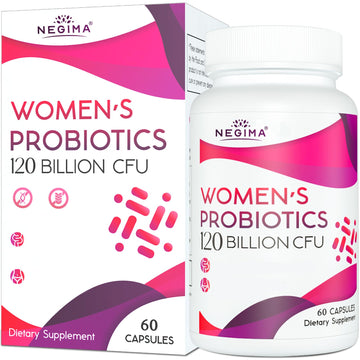 Negima Menopause Supplements for Women, 120 Billion CFUs Probiotics for Women, 13-in-1 Herbs & Botanicals Complex, for Menopause - 60 Caps Negima uk supplements