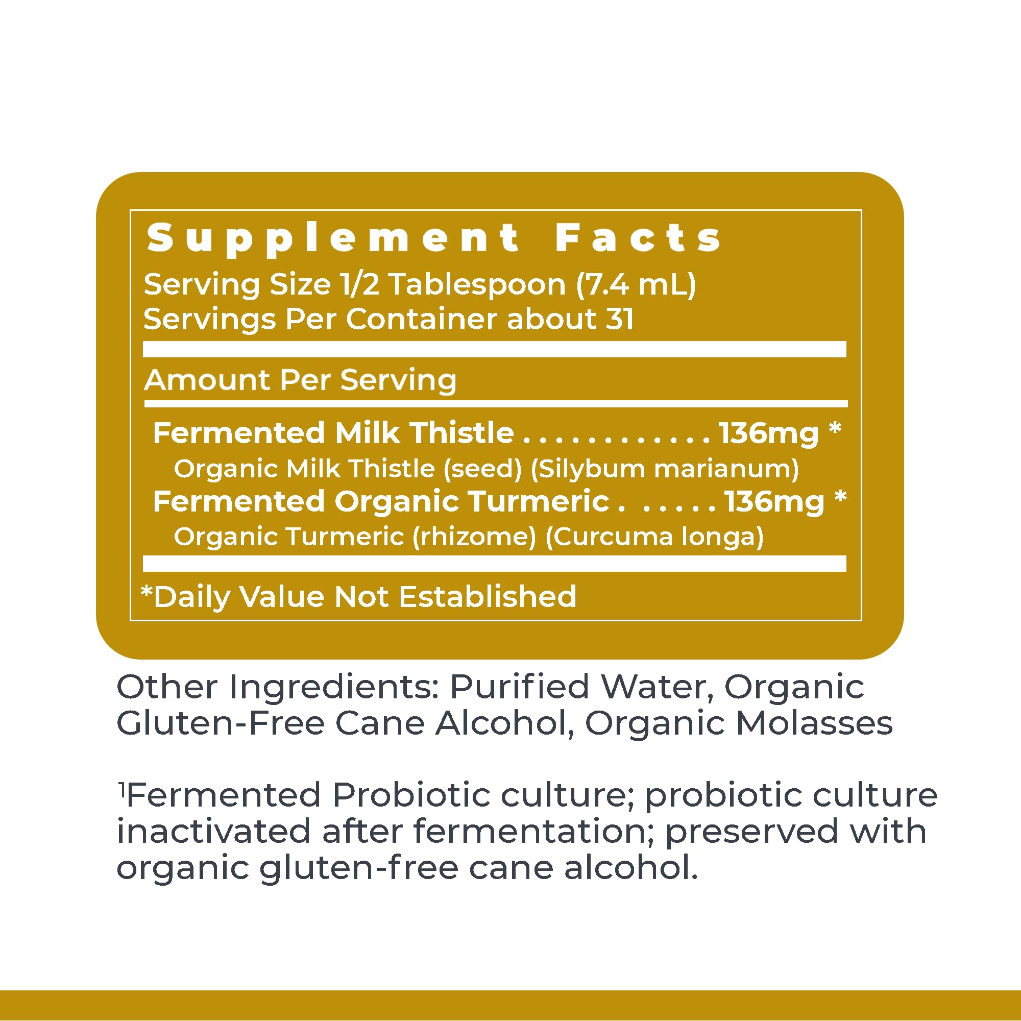 Premier Research Labs Liver-ND - Liver Cleanse, Milk Thistle Extract, Milk Thistle Liquid Drops, Tincture Supplement Fermented with Probiotics, with Antioxidants, Turmeric, 8 Fl Oz Bottle Premier Research Labs uk supplements