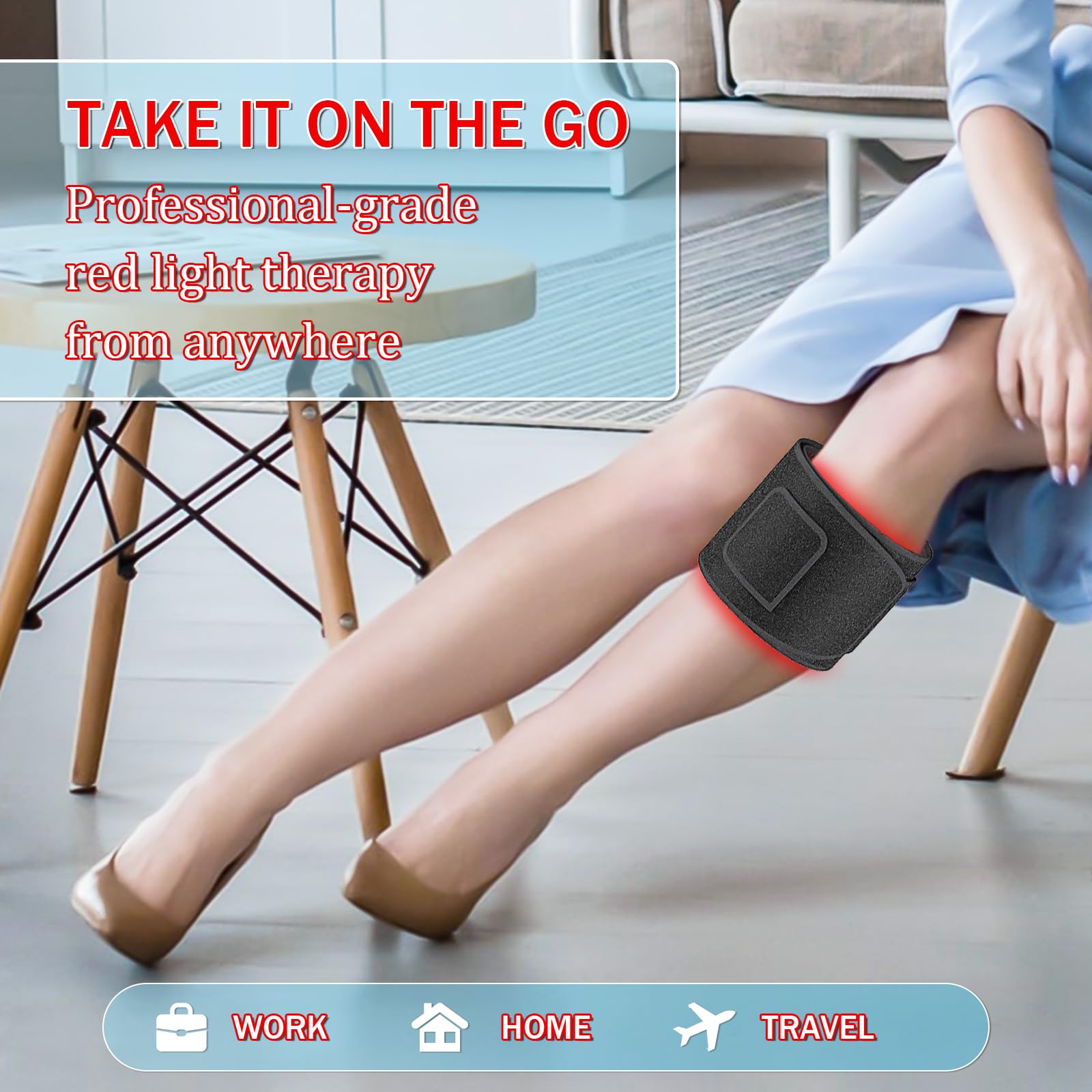 Red Light Therapy Belt Near-Infrared-Light Therapy Wrap for Body Wearable Large Pad Aptoyu uk supplements