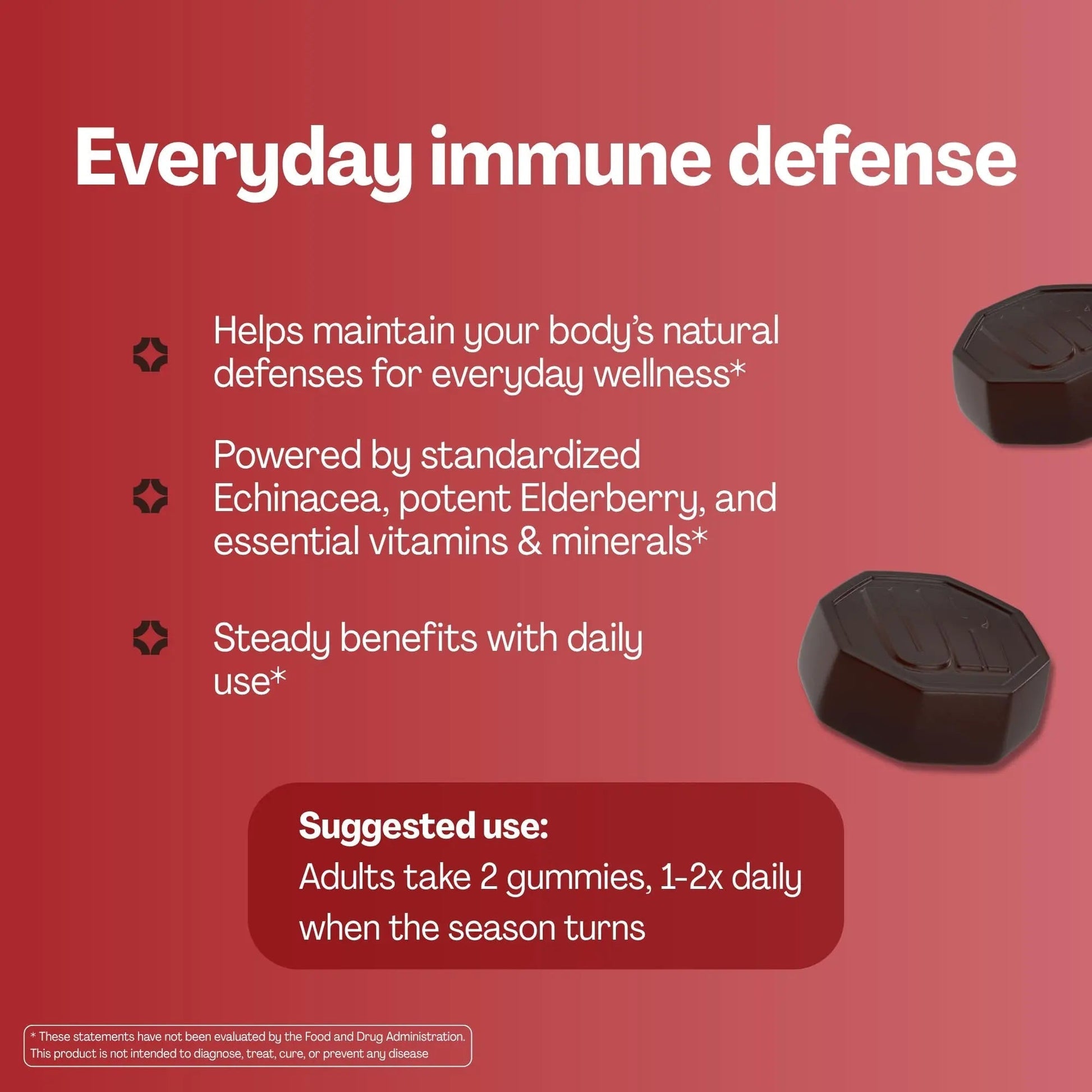 URVI® Immune Support Gummies - Vitamin C, D3 K2, E, Niacin, Zinc & Selenium with Elderberry & Echinacea URVI uk supplements