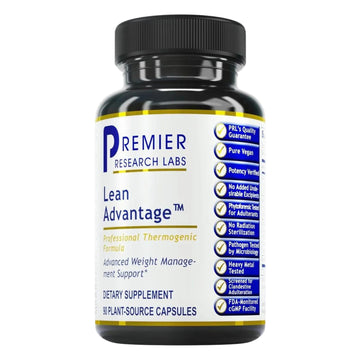 Premier Research Labs Lean Advantage: Green Coffee Bean Extract for Weight Loss, Green Coffee Extract, Coffee Pills, Appetite Suppressant for Women & Men, Weight Management Supplement - 90 Capsules Premier Research Labs uk supplements