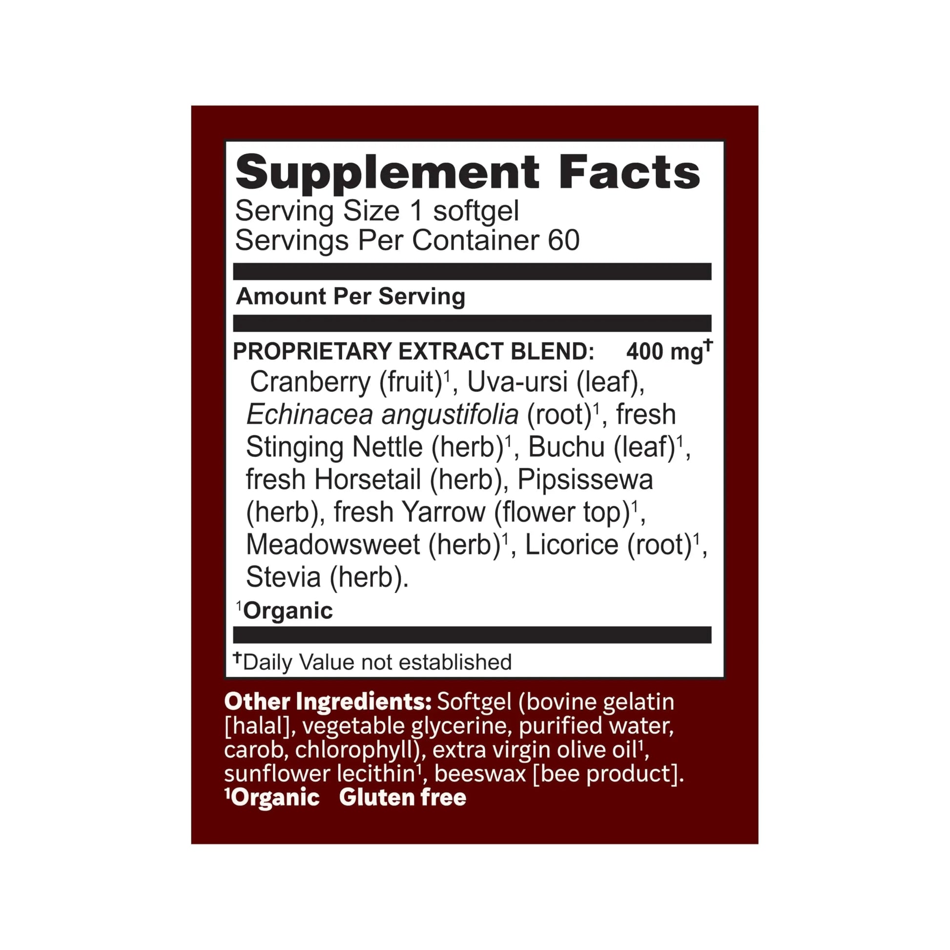 Herbs Etc. CranBladder ReLeaf Softgels - Bladder Health Support - Natural Supplement Formula to Aid Urinary Health & Comfort - Optimal Urinary Support with Cranberry - 60 Softgels (60 Servings) Herbs Etc. uk supplements