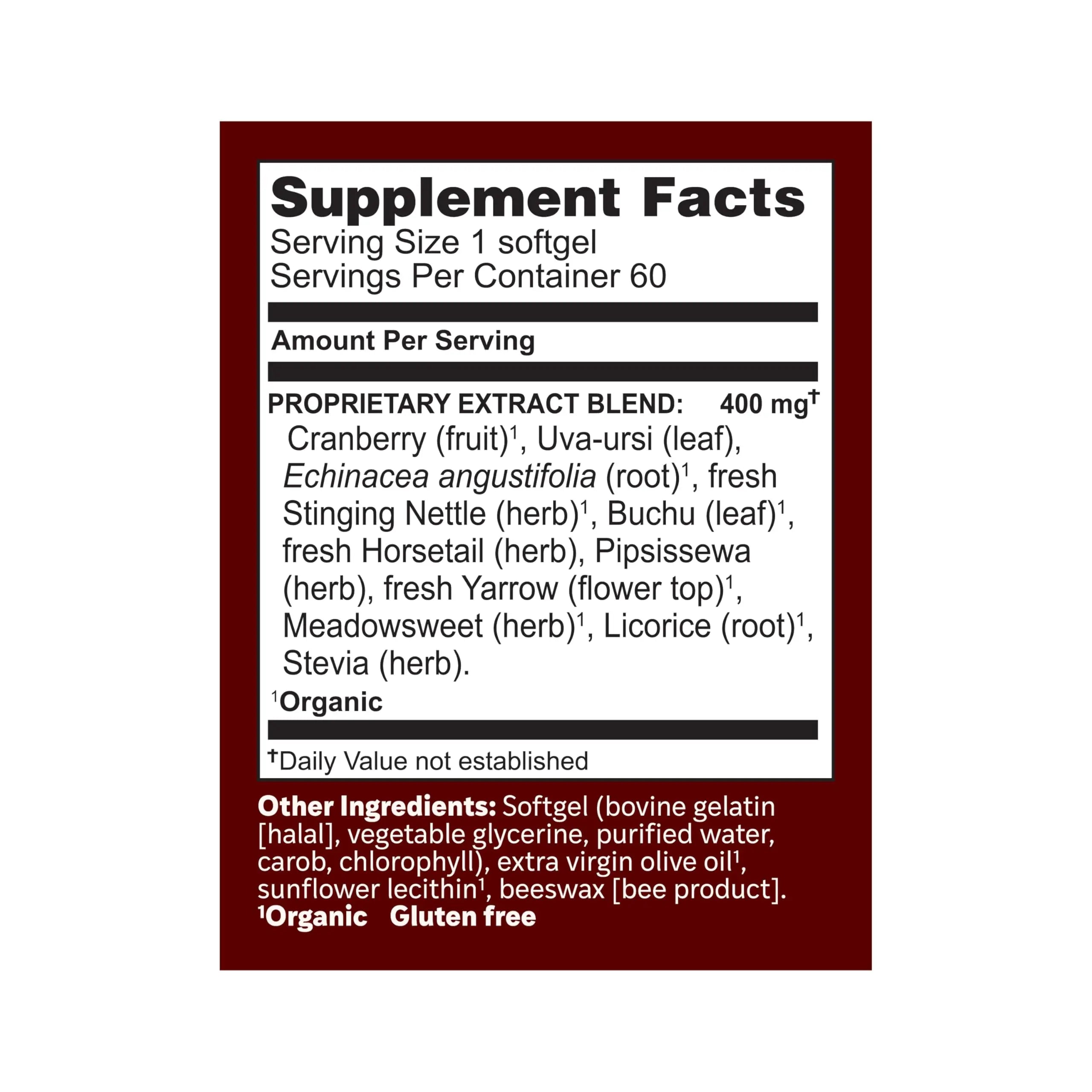 Herbs Etc. CranBladder ReLeaf Softgels - Bladder Health Support - Natural Supplement Formula to Aid Urinary Health & Comfort - Optimal Urinary Support with Cranberry - 60 Softgels (60 Servings) Herbs Etc. uk supplements