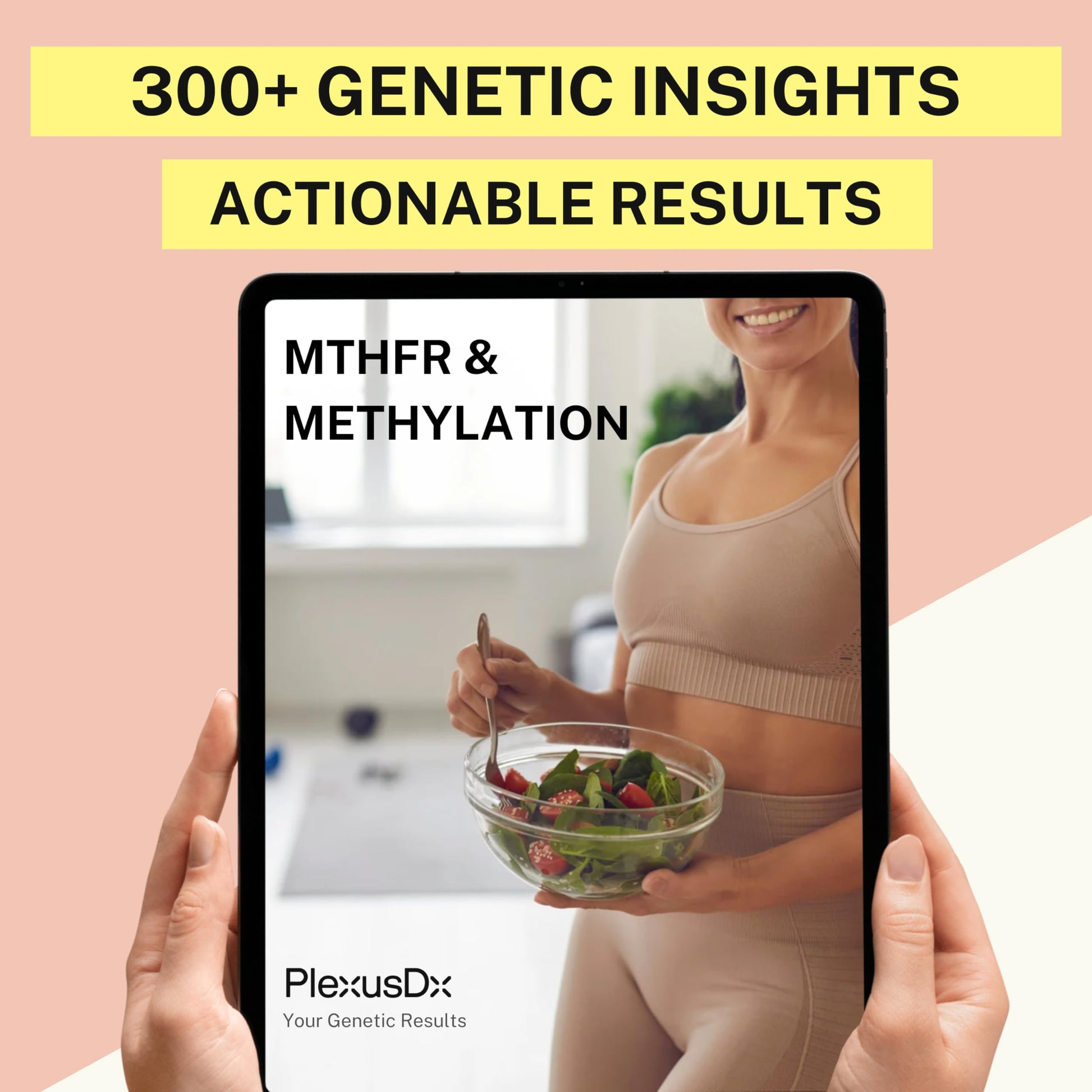 Genetic Methylation Test Kit & MTHFR Testing Kit | 300+ DNA Reports Including MTHFR Gene Variants, COMT, BHMT, AHCY and Folate | Custom Supplement & Meal Plan Recommendations with 10,000 Recipes PlexusDX uk supplements