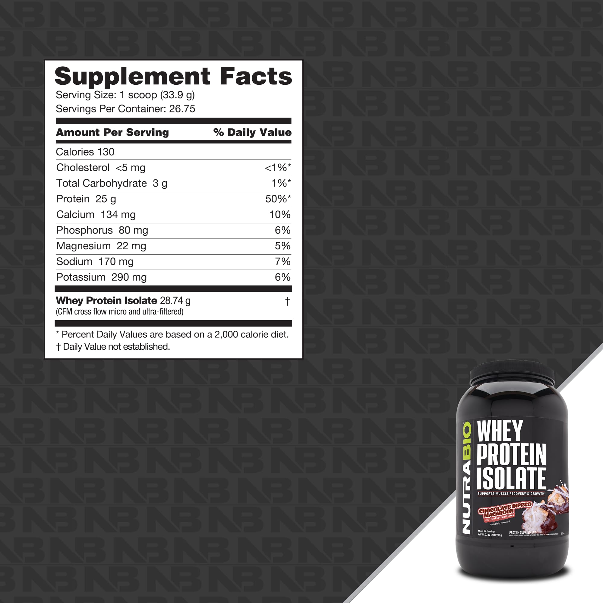 NutraBio Whey Protein Isolate Supplement – 25g of Protein Per Scoop with Complete NutraBio uk supplements