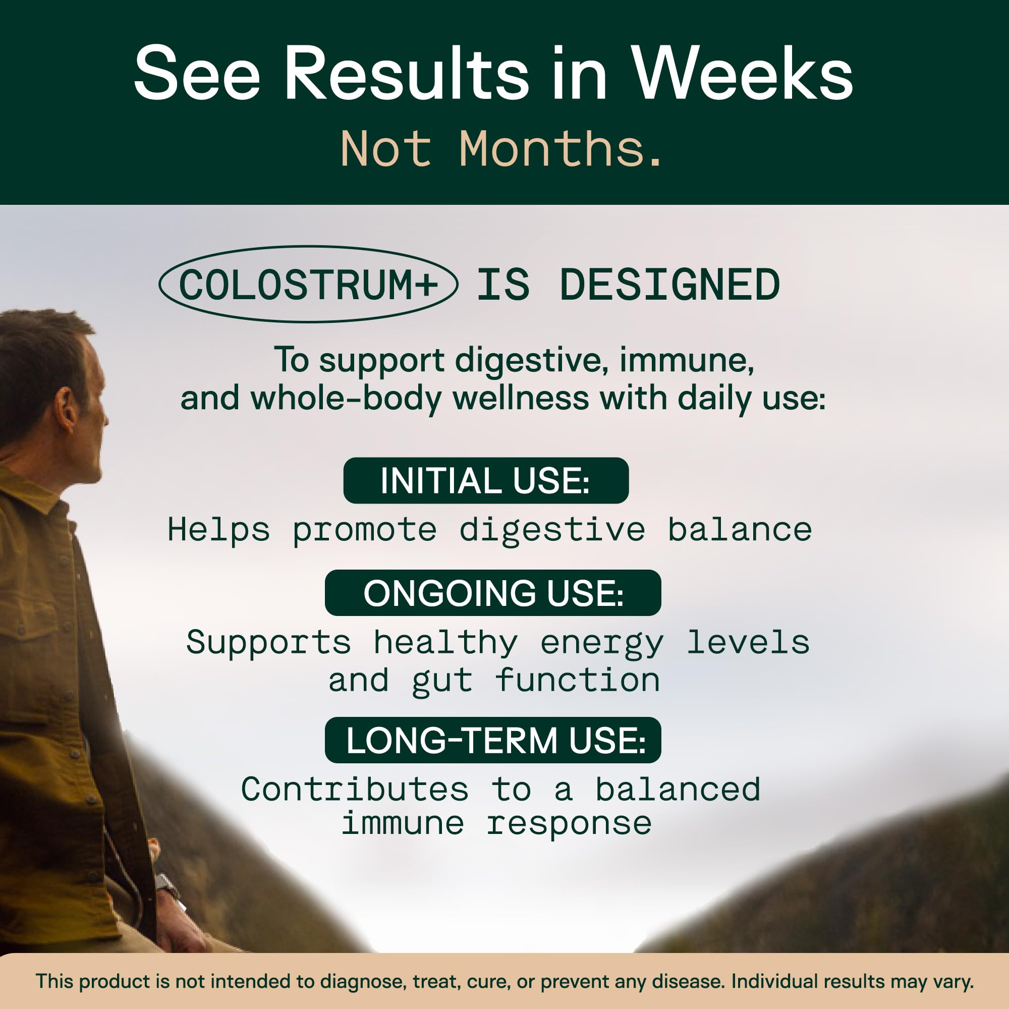 Adapt Naturals Colostrum Supplement with Lactoferrin & Beta-Glucan, Bio-Avail Grass Fed Bovine Colostrum Powder for Gut Health, Immune Support & Vitality | Non-GMO, 2500mg, Unflavored - 30 Days Supply ADAPT NATURALS BY CHRIS KRESSER uk supplements