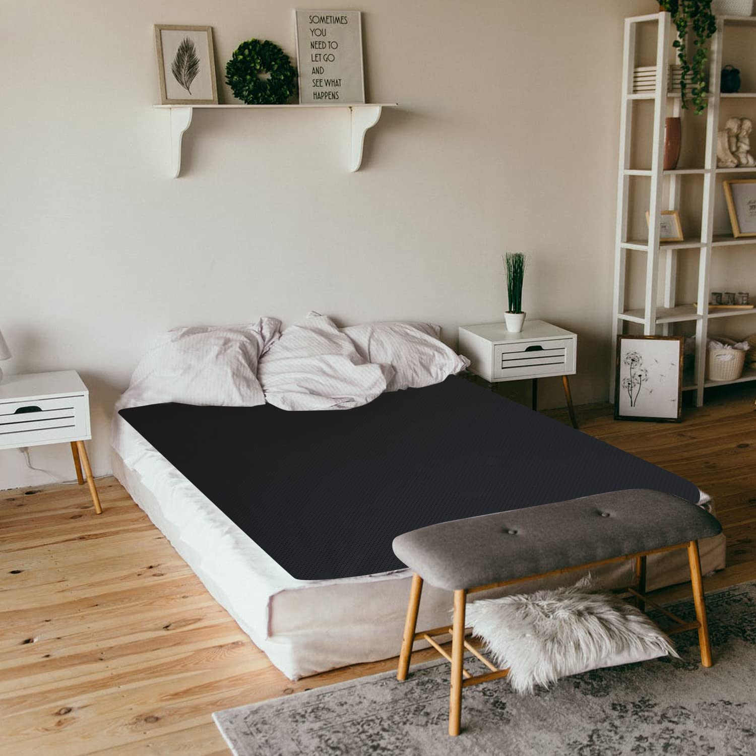 Grounding Mat, Grounding Mattress Cover Pad Grounding Mats Earth Connected Conductive Carbon Alfredx uk supplements