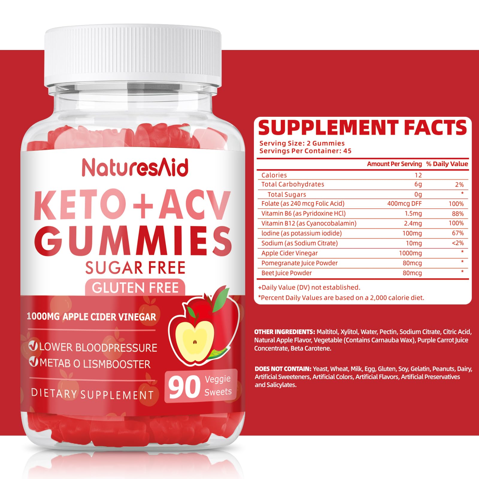 90 CT Keto Acv Gummies for Advanced Weight Loss & Belly Fat Burn - Pro Active Super Natures Aid uk supplements