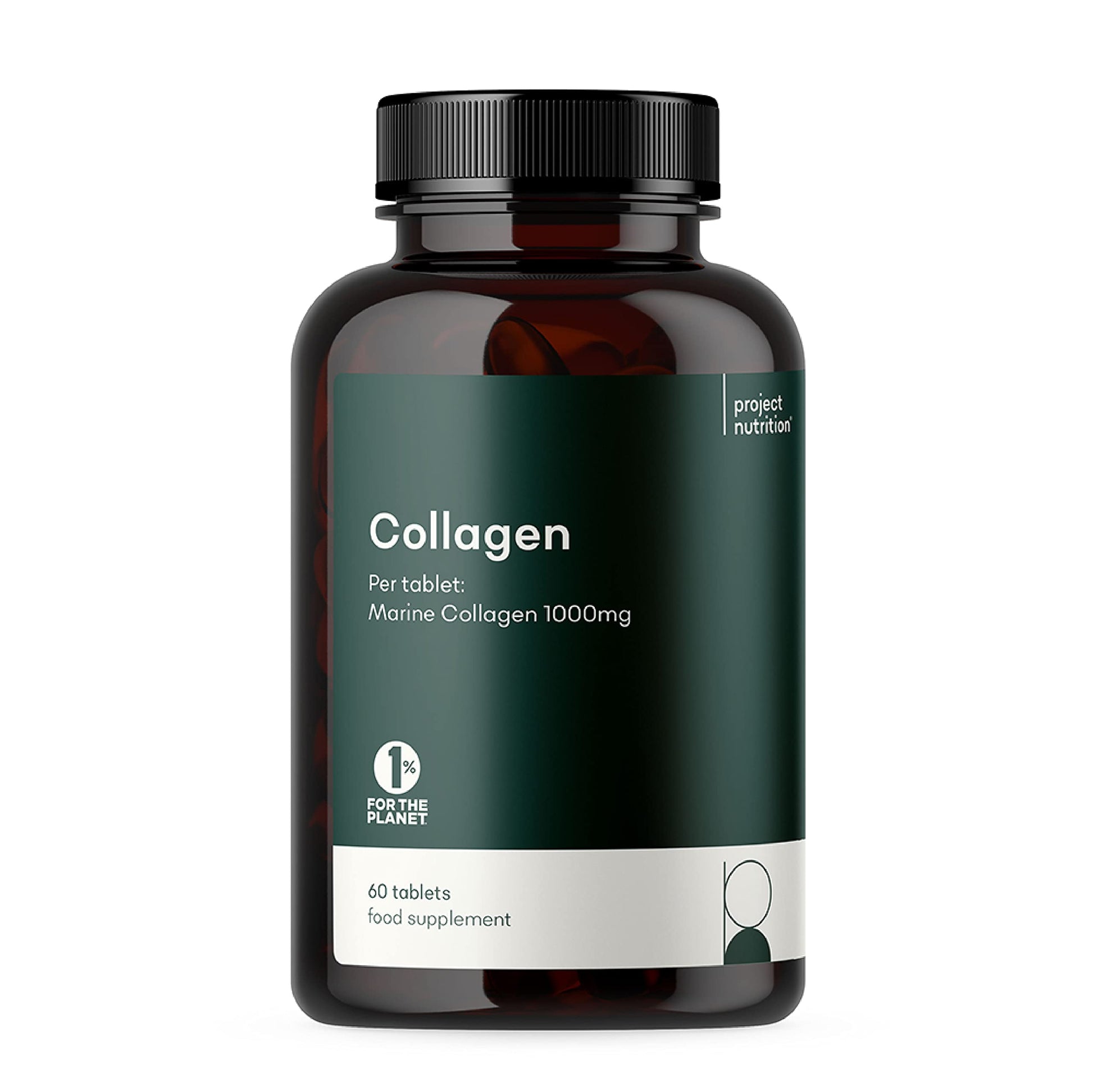 Pure Collagen Tablets - High Strength 1000mg Peptan Marine Collagen Supplements - Collagen Powder Project Nutrition uk supplements