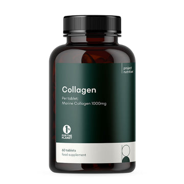 Pure Collagen Tablets - High Strength 1000mg Peptan Marine Collagen Supplements - Collagen Powder Project Nutrition uk supplements