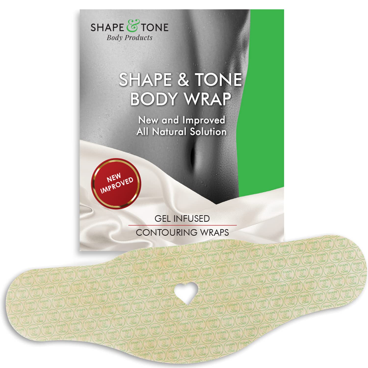 Moisturizing Body Wrap - New and Improved All Natural Body Applicator (5 WRAPS) Shape and Tone Body Products uk supplements