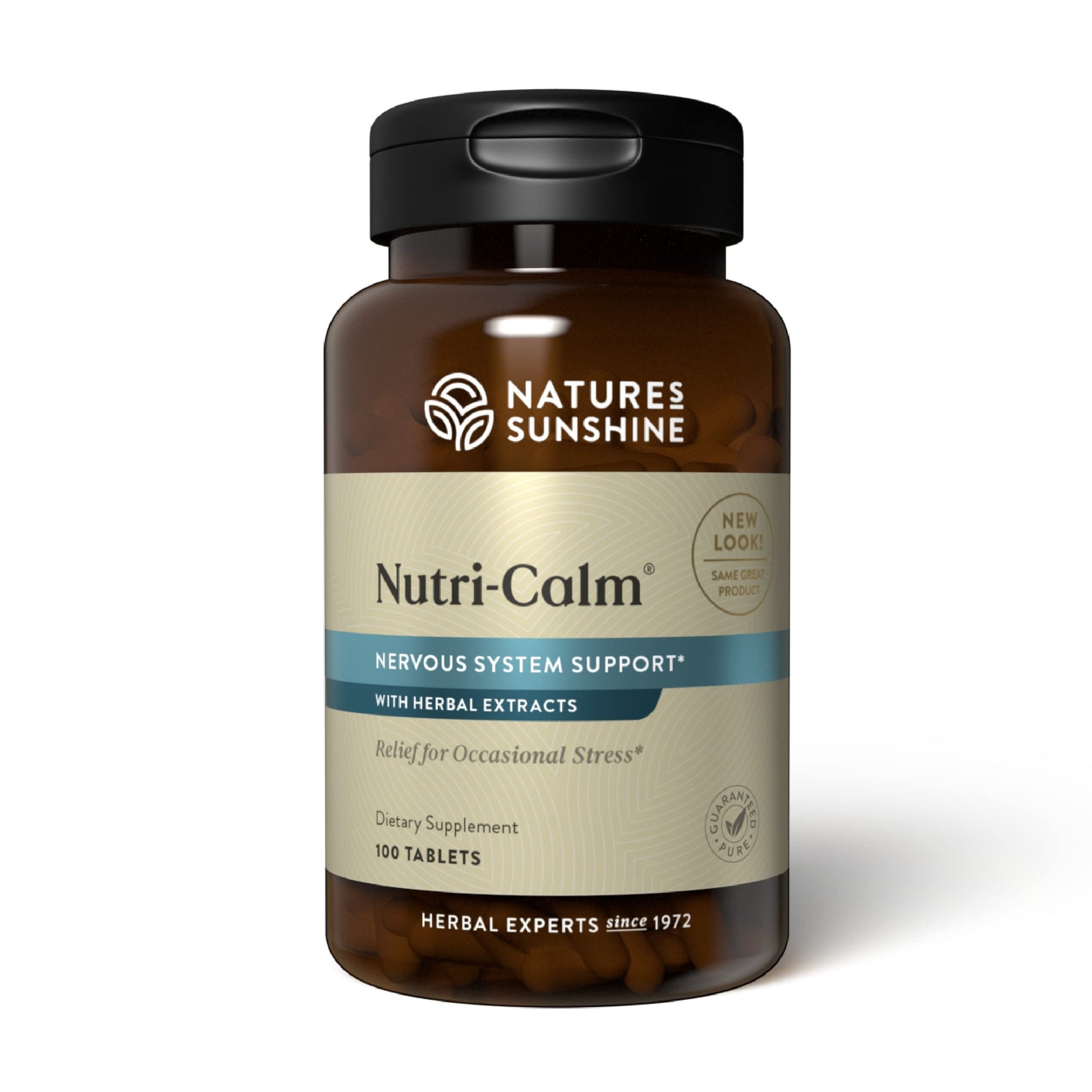 Nature's Sunshine Nutri-Calm- Herbal Stress Relief Supplement for Natural Relief, Mood Support and Boost, Nervous System Support - 100 Count Nature's Sunshine uk supplements