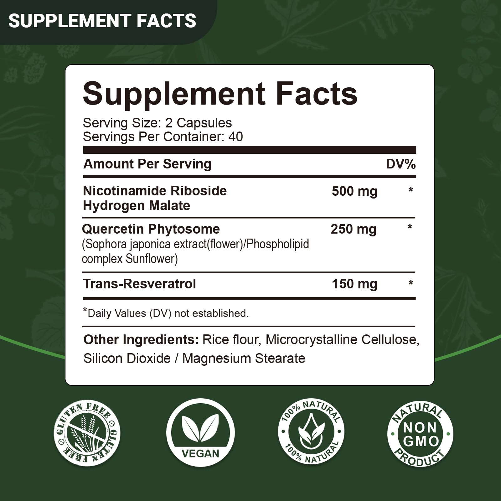 Airboy NAD Supplement with Nicotinamide Riboside Resveratrol & Quercetin 900 mg, NMNH Alternative for Men and Women Support Anti-Aging, Energy, Focus - 80 Capsules Airboy uk supplements