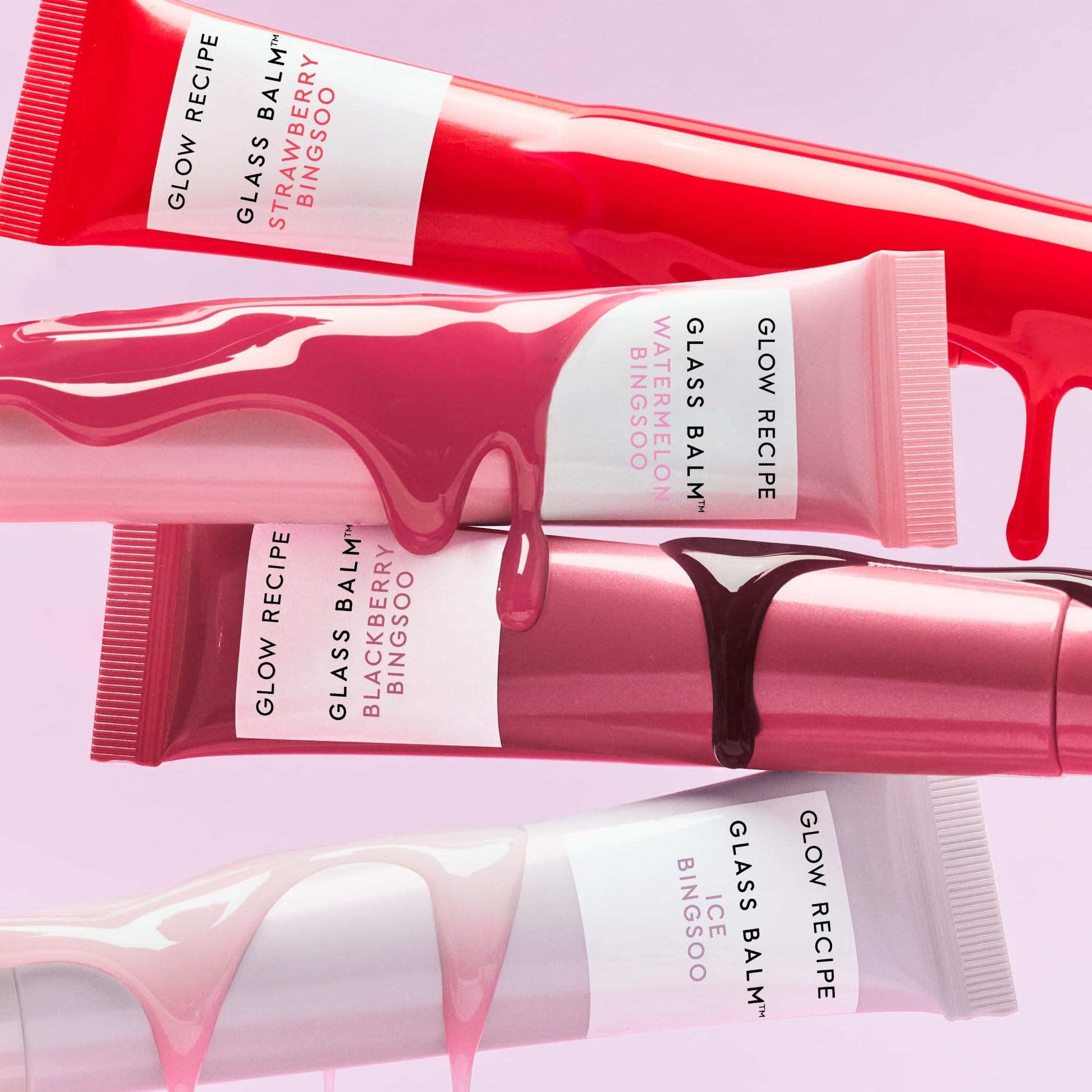 Glow Recipe Glass Balm Lip Treatment - 12Hr Hydrating Lip Balm & Moisturizer with Hyaluronic Acid to Smooth, Plump & Protect from Dryness - Sheer Soft Pink Tint, Watermelon Bingsoo (15 ml) Glow Recipe uk supplements