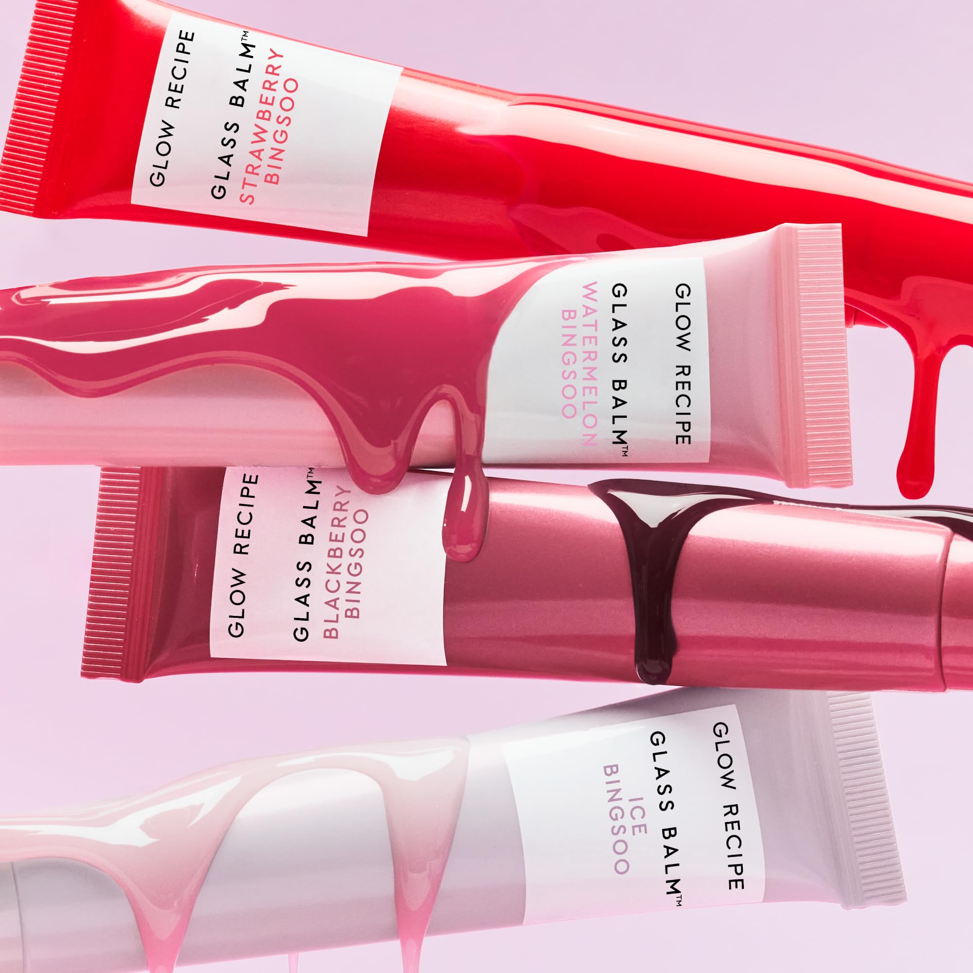 Glow Recipe Glass Balm Lip Treatment - 12Hr Hydrating Lip Balm & Moisturizer with Hyaluronic Acid to Smooth, Plump & Protect from Dryness - Sheer Soft Pink Tint, Watermelon Bingsoo (15 ml) Glow Recipe uk supplements
