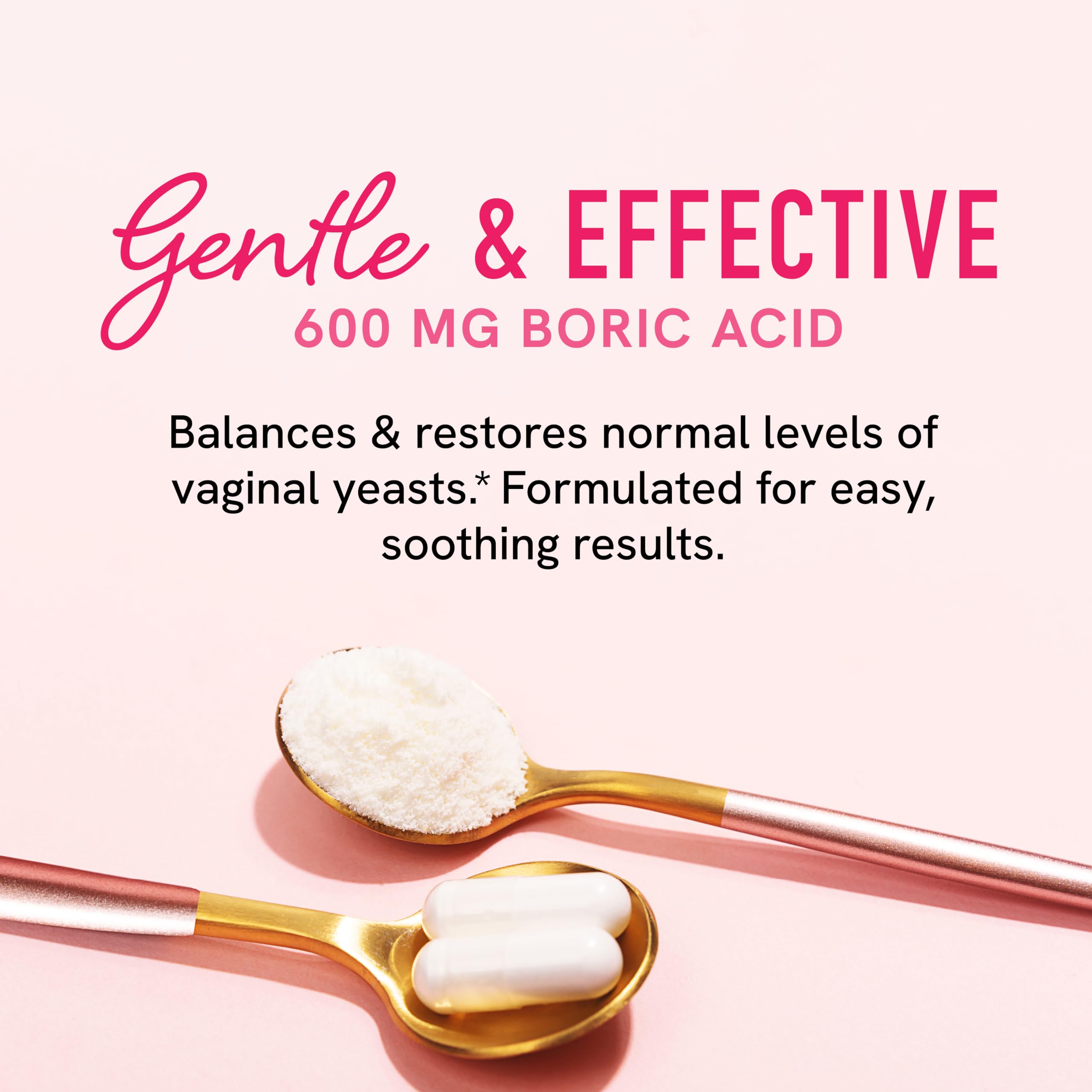 Boric Acid Suppositories for Women | 600mg | for pH Balance, Vaginal Odor & Itching | Feminine Hygiene SMNutrition uk supplements