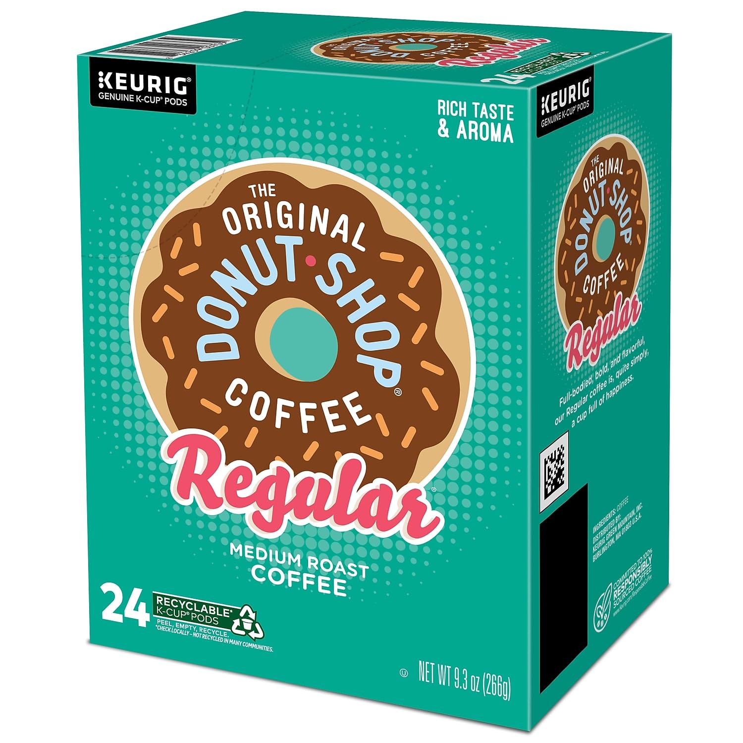 The Original Donut Shop Regular Keurig Single-Serve K-Cup Pods, Medium Roast Coffee The Original Donut Shop uk supplements