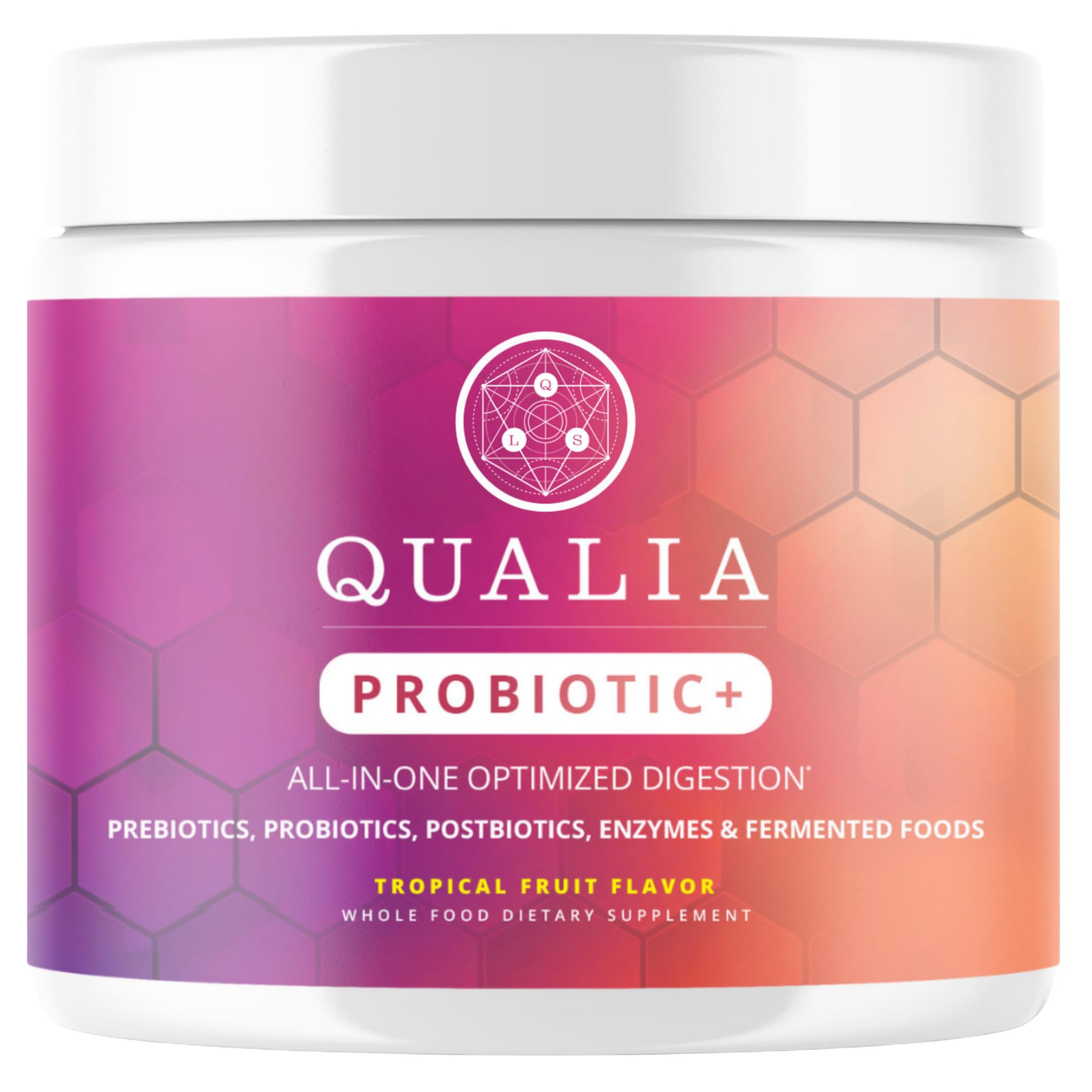 Qualia Probiotic - 28 Science-Backed Spore Probiotics, Prebiotics, and Postbiotics. Total Gut Support. Soothes Digestive discomfort. Ethically sourced. Promotes Akkermansia Growth. 1 Month Supply QUALIA LIFE SCIENCES uk supplements