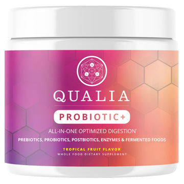 Qualia Probiotic - 28 Science-Backed Spore Probiotics, Prebiotics, and Postbiotics. Total Gut Support. Soothes Digestive discomfort. Ethically sourced. Promotes Akkermansia Growth. 1 Month Supply QUALIA LIFE SCIENCES uk supplements