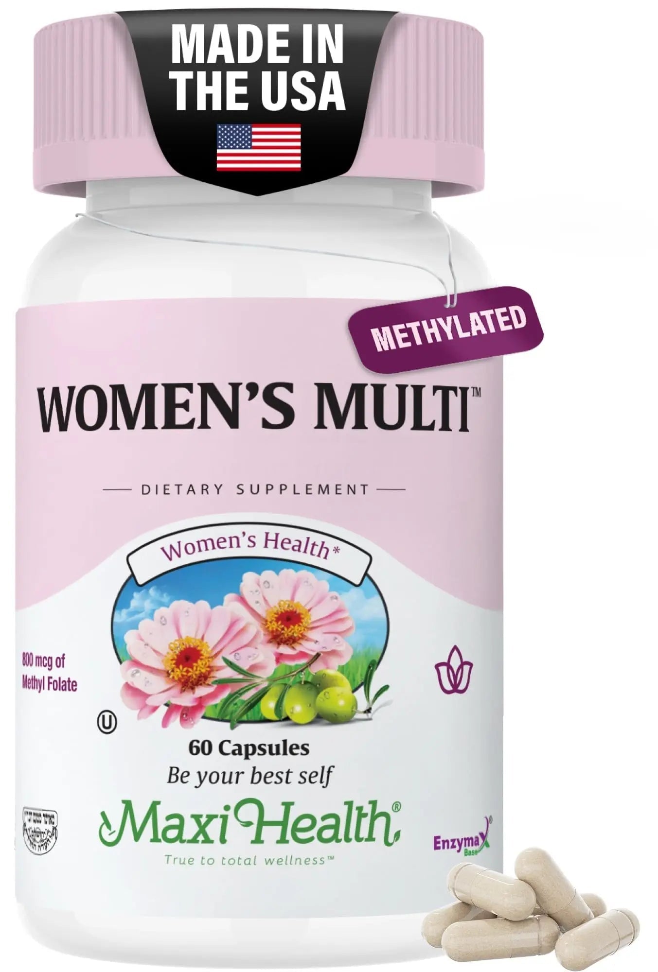 Womens Multivitamin – Methylated Multivitamin for Women with 23 Key Vitamins C, D, B6, B12, Calcium, Probiotics, Biotin & More Maxi Health uk supplements