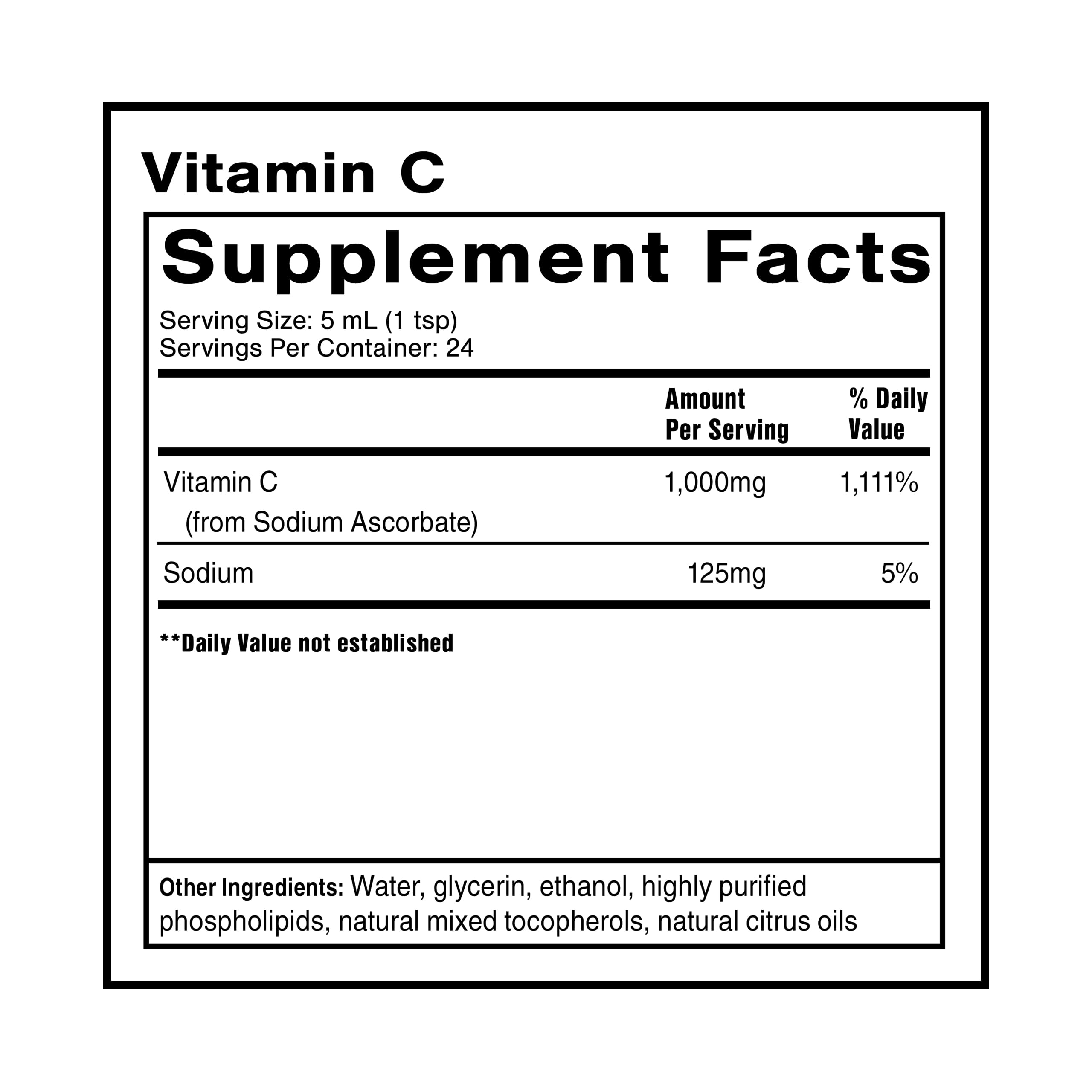 Quicksilver Scientific Liposomal Vitamin C - 1000mg Buffered Liquid Vitamin C Supplement - Immune + Antioxidant Support - Liposomes for Superior Absorption - Vegan + Non-GMO (4oz / 120ml) Quicksilver Scientific uk supplements