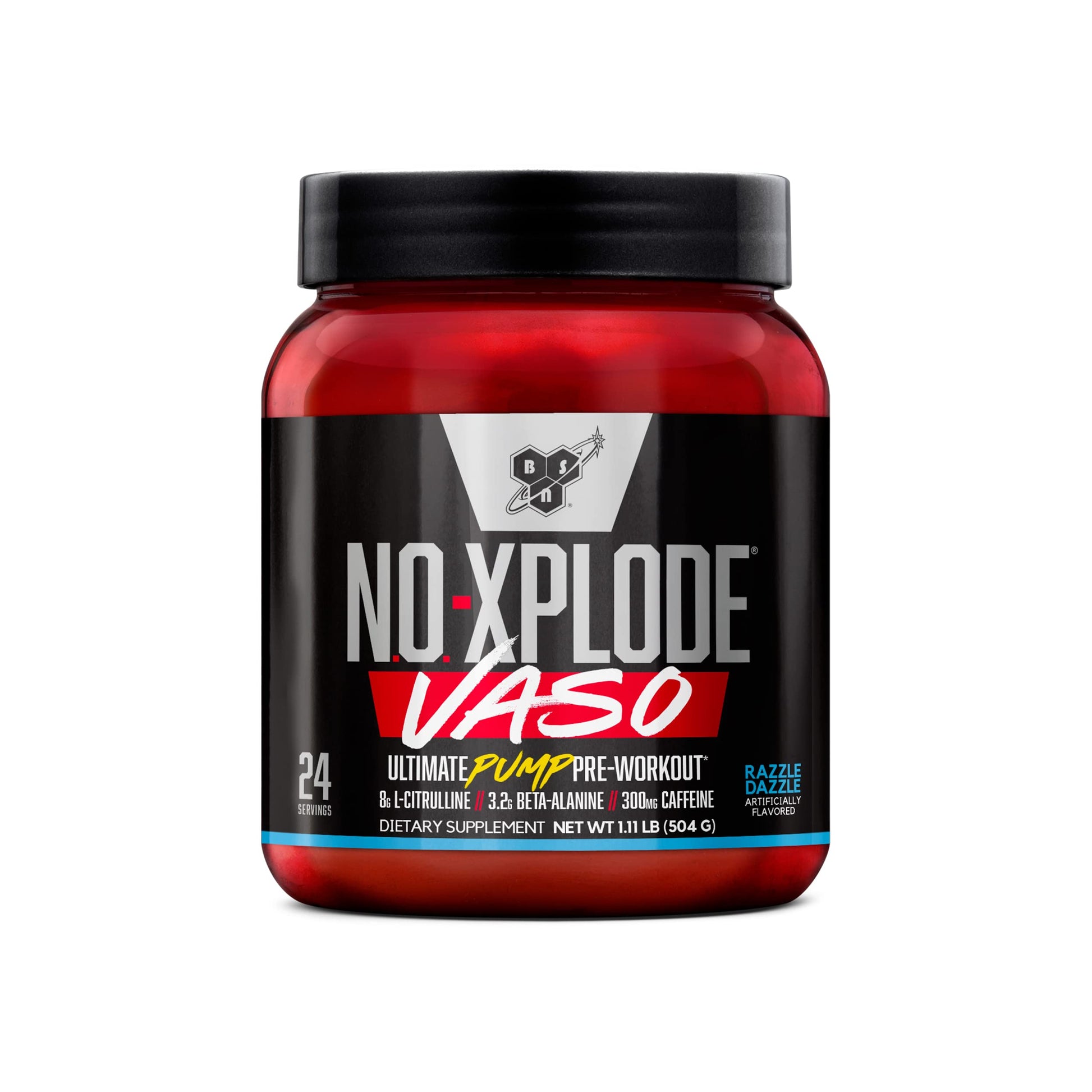 BSN N.O.-XPLODE Vaso Pre Workout Powder with 8g of L-Citrulline and 3.2g Beta-Alanine BSN uk supplements