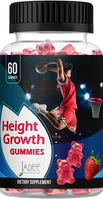 Jadee Height Growth Gummies for Teens & Kids Calcium 325mg, Teen Vitamins D3,K2,C, Magnesium, Ashwagandha, Zinc, L-Arginine Jadee uk supplements