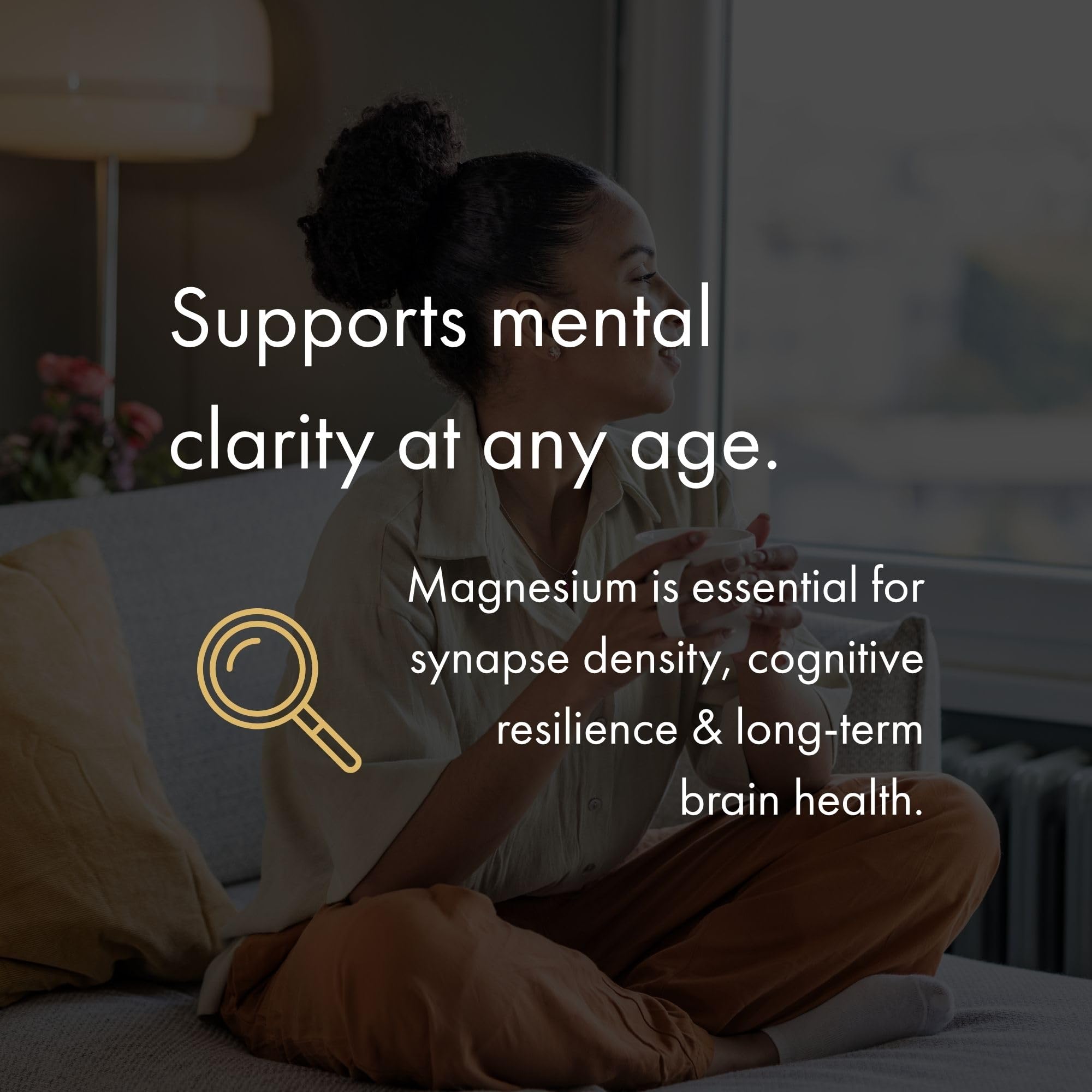 NAOMI Magnesium L-Threonate with 2,000mg Patented Magtein®, High Absorption Elemental Magnesium, Memory Supplement - Brain Health, Focus, Nerve Support, Heart Health, Natural Sleep Aid, 60 Veggie Caps NAOMI uk supplements