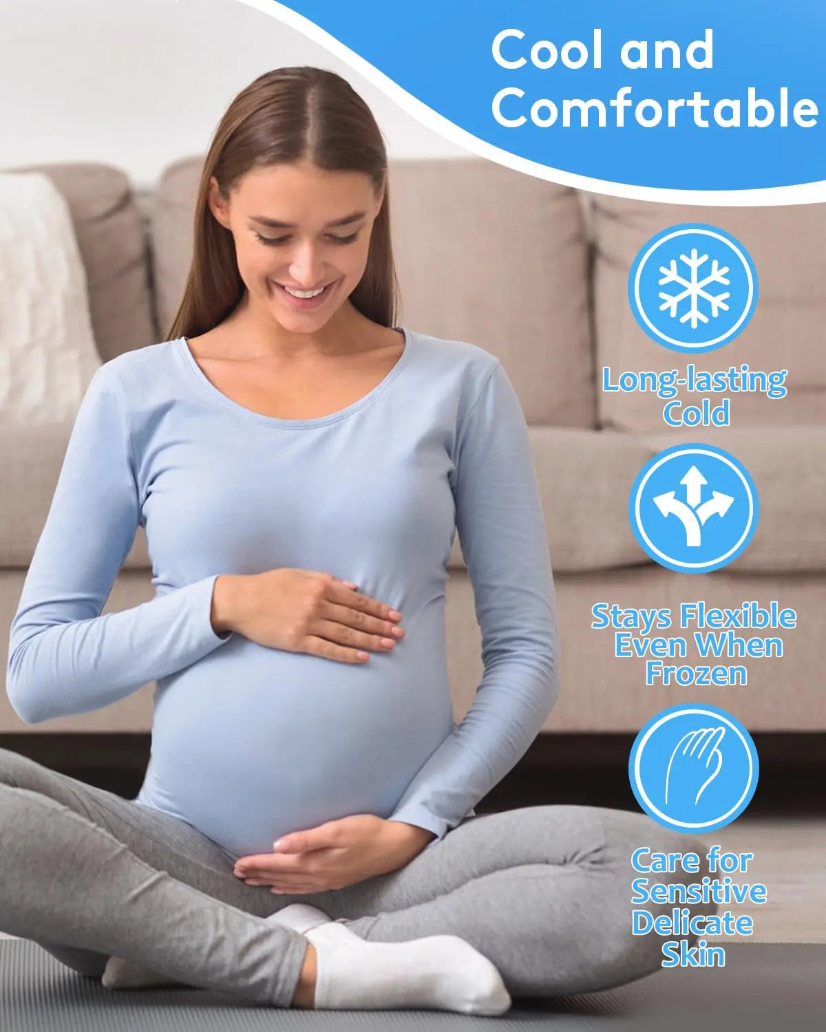 nalax Hemorrhoid Ice Pack 2 Pack – Ultra-Soft Reusable Cooling Gel Pads for Fast Relief, FSA-HSA Eligible Cold Therapy for Hemorrhoid Sufferers & Postpartum Moms, Includes 2 Storage Cases nalax uk supplements