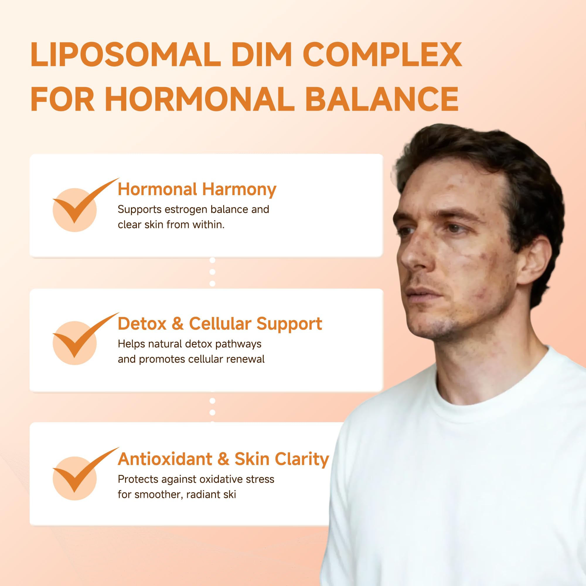 DIM Supplement 400 mg | Advanced Liposomal Multi-Action Complex for Estrogen Balance in Women & Men | Supports Hormonal Acne, Healthy Estrogen Metabolism & Clear Skin | Third-Party Tested Dismok uk supplements