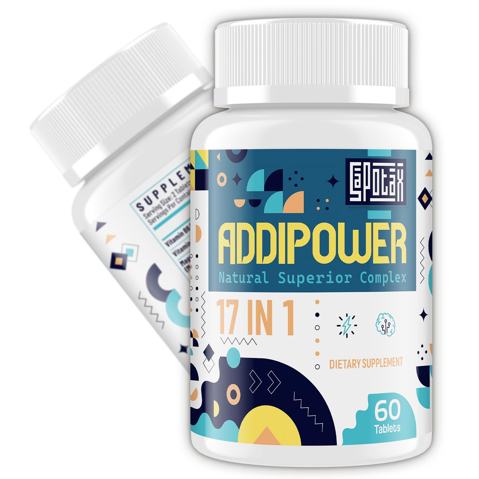 17-in-1 Brain Supplement for Memory and Focus | Nootropic Brain Supplement for Mental Clarity, Concentration, Alertness | Natural Nootropics with Herbal Extracts, Vitamins & Amino Acids (60 Tablets) Sapotax uk supplements