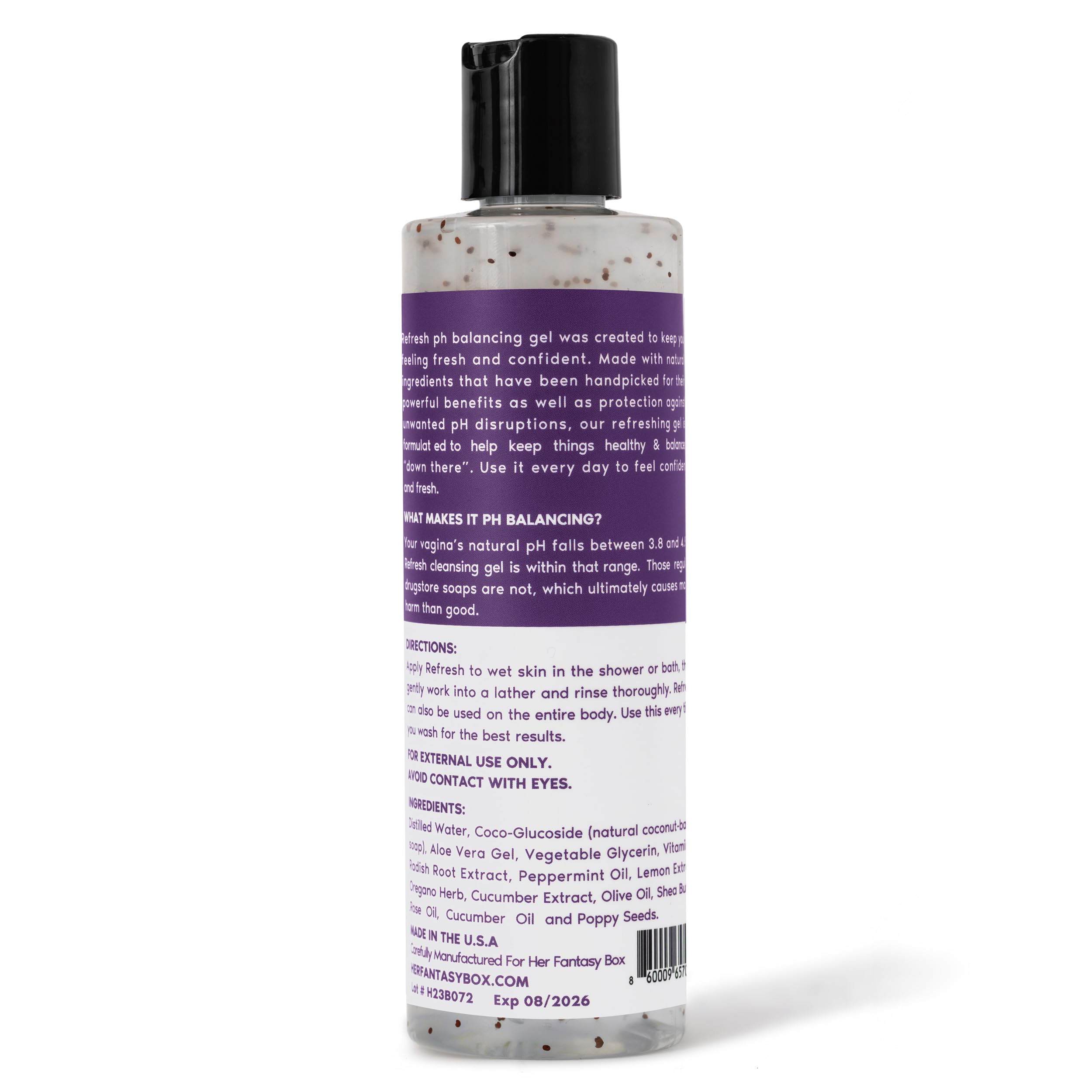 Her Fantasy Box | Refresh pH Balancing Shower Gel Natural Feminine Hygiene Solution Her Fantasy Box uk supplements