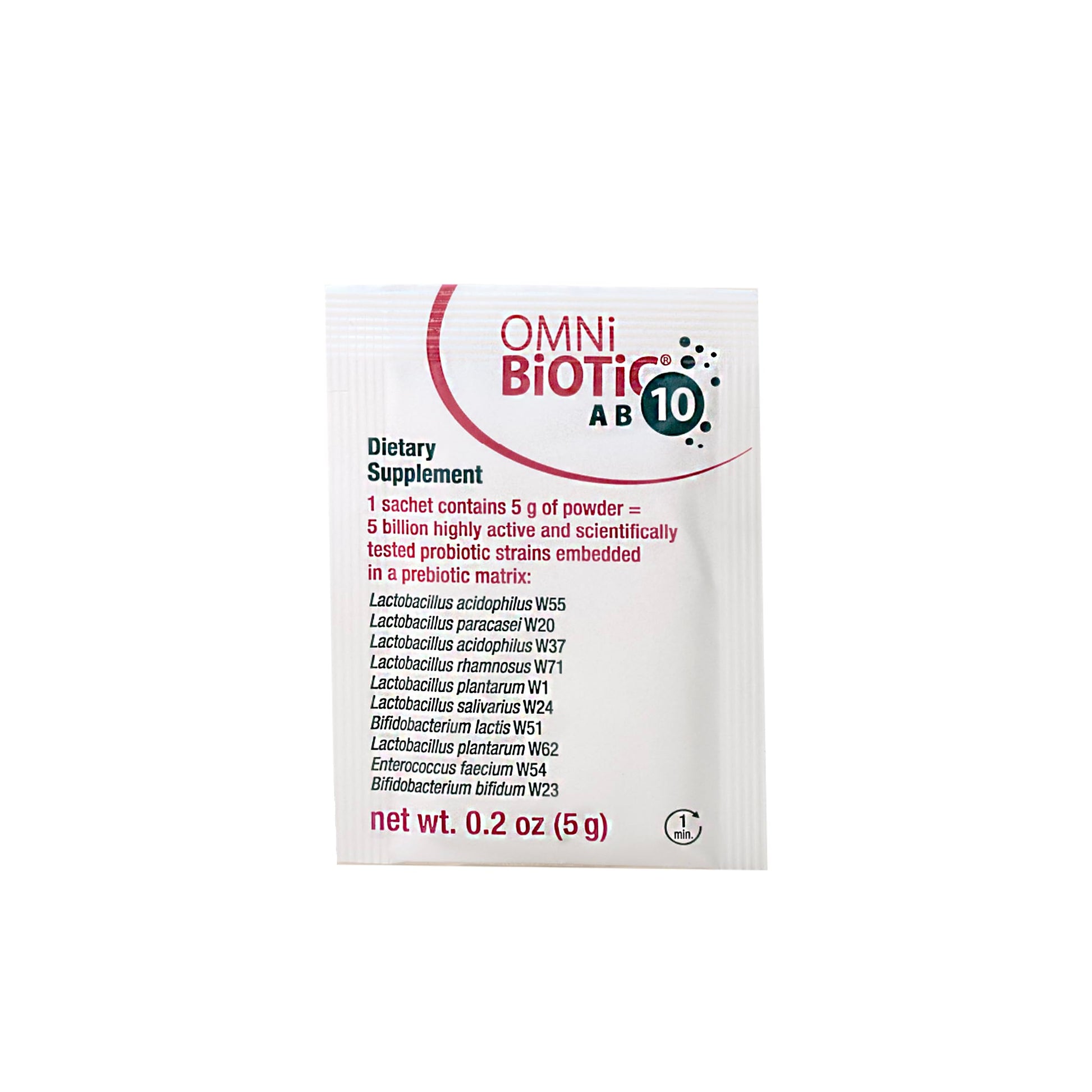 OMNi BiOTiC AB 10 - Clinically Tested Restorative Probiotic - Supports & Restores Gut Flora & Digestion - Digestive Probiotic for Diarrhea - Vegan, Hypoallergenic, Non-GMO (30 Daily Packets) OMNi BiOTiC uk supplements