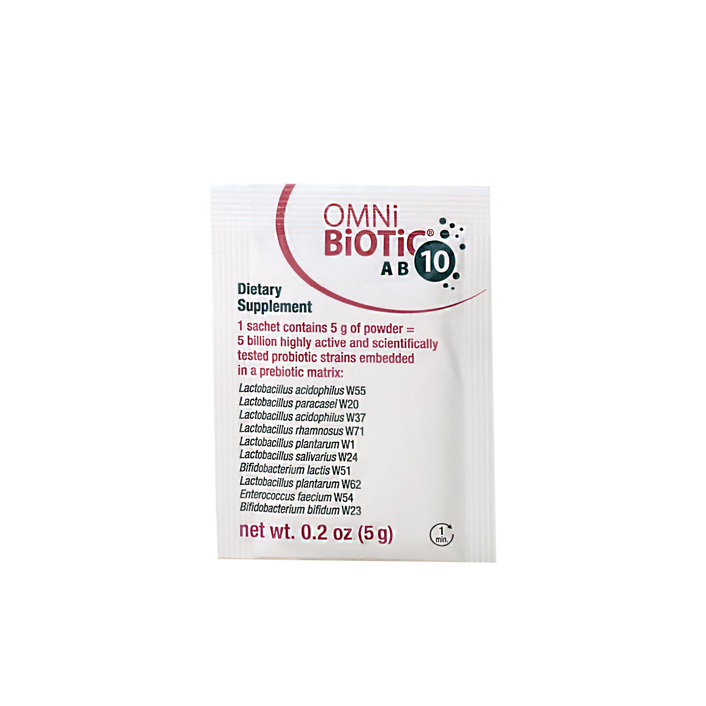 OMNi BiOTiC AB 10 - Clinically Tested Restorative Probiotic - Supports & Restores Gut Flora & Digestion - Digestive Probiotic for Diarrhea - Vegan, Hypoallergenic, Non-GMO (30 Daily Packets) OMNi BiOTiC uk supplements