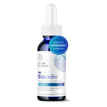 Biocidin Liquid Formula - Biofilm Buster & Broad-Spectrum Botanicals for Gut Detox Cleanse Support - Promotes Microbial Balance, Gut Health & Clearance of Unwanted Microbes (1 Oz) Bio-Botanical Research uk supplements