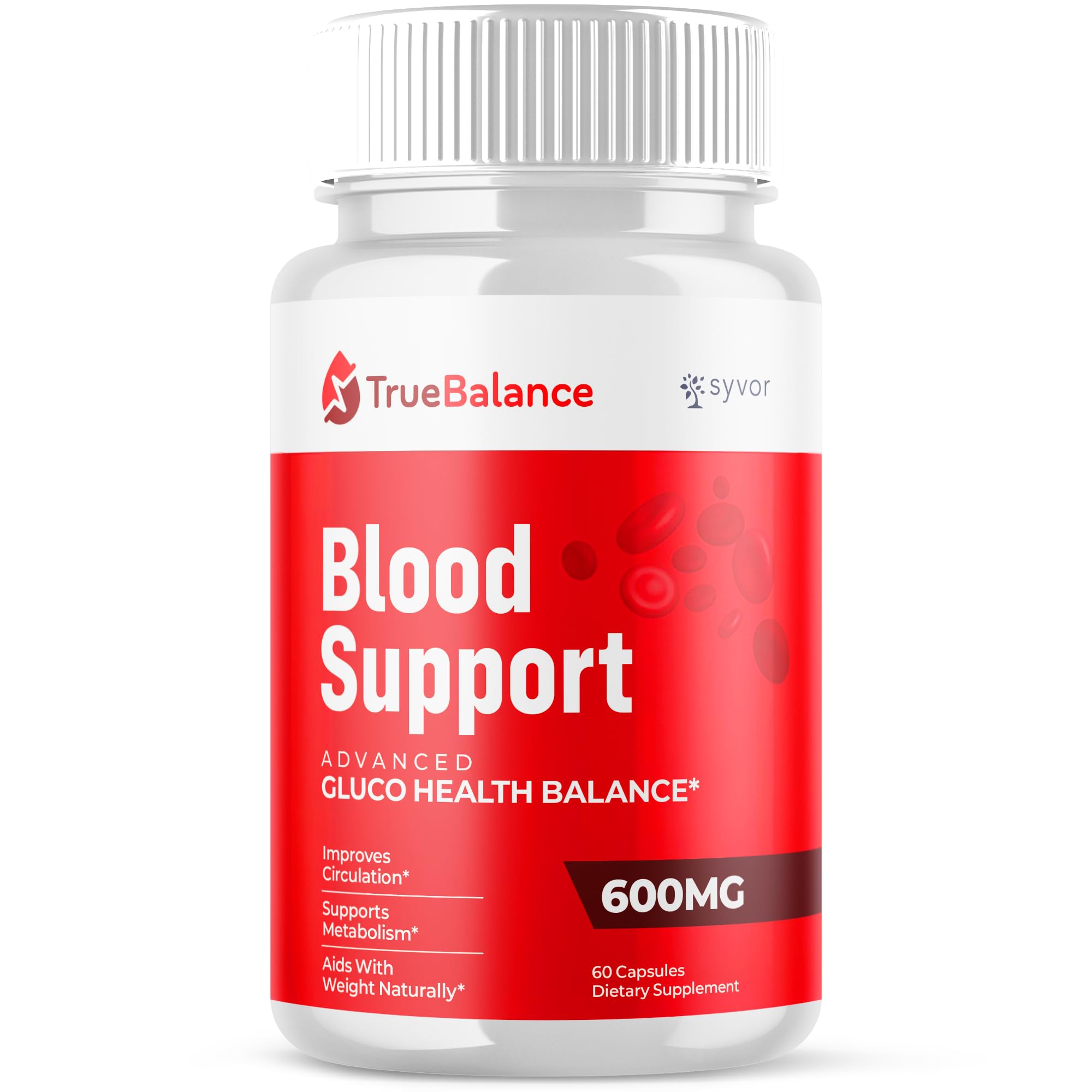 True Balance Capsules, Official TrueBalance Glycogen Support Pills with All Natural Ingredients, Advanced Formula Glyco Support Supplement with Maximum Strength Vitamins for Women & Men (60 Capsules) Syvor uk supplements