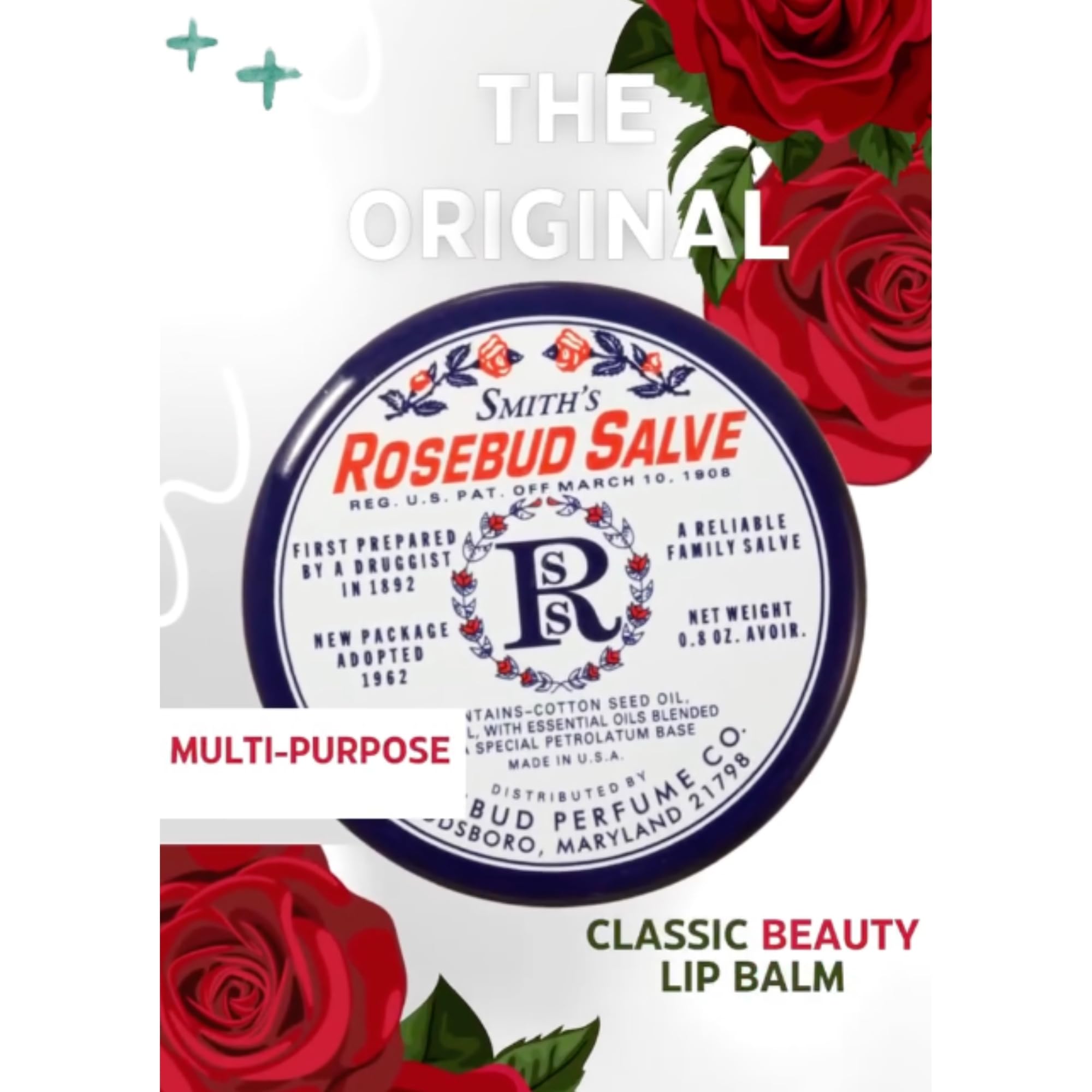 Smith's Rose Lip Balm Bulk- 3x0.5oz Premium All Purpose Lip Gloss Tubes & 3x0.8oz Lip Treatment Salve - Trio Lip Balm Tubes for Plump Lips & Cracked Skin Care - Christmas Gift Set, EBook Generic uk supplements