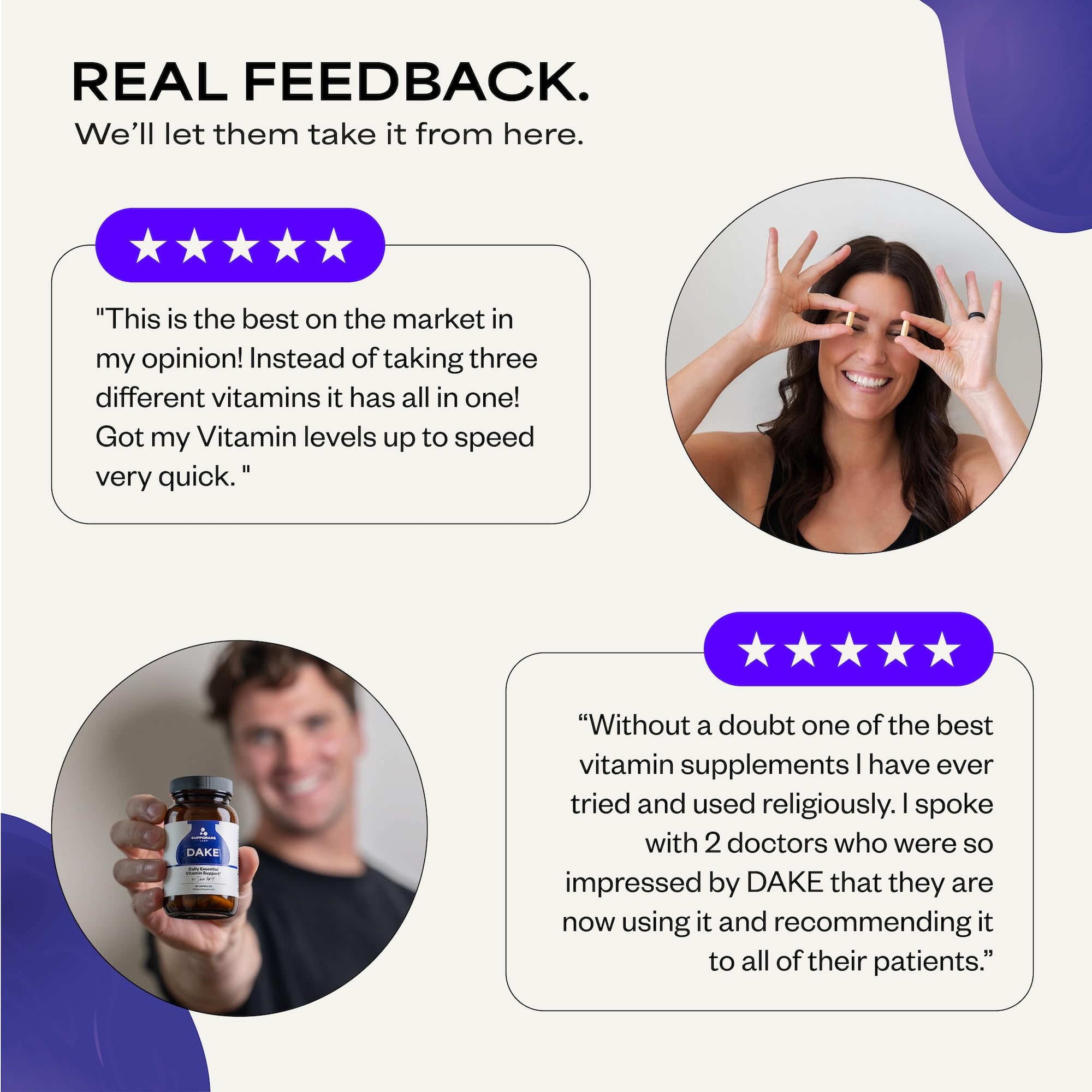 Suppgrade Labs DAKE by Dave Asprey | Synergistic Blend of Essential Vitamins D-A-K-E | Vitamin D2 + K2 + A + E Supplement for Immune Support, Bone & Joint Support, & Heart Health | 60 Day Supply Suppgrade Labs uk supplements