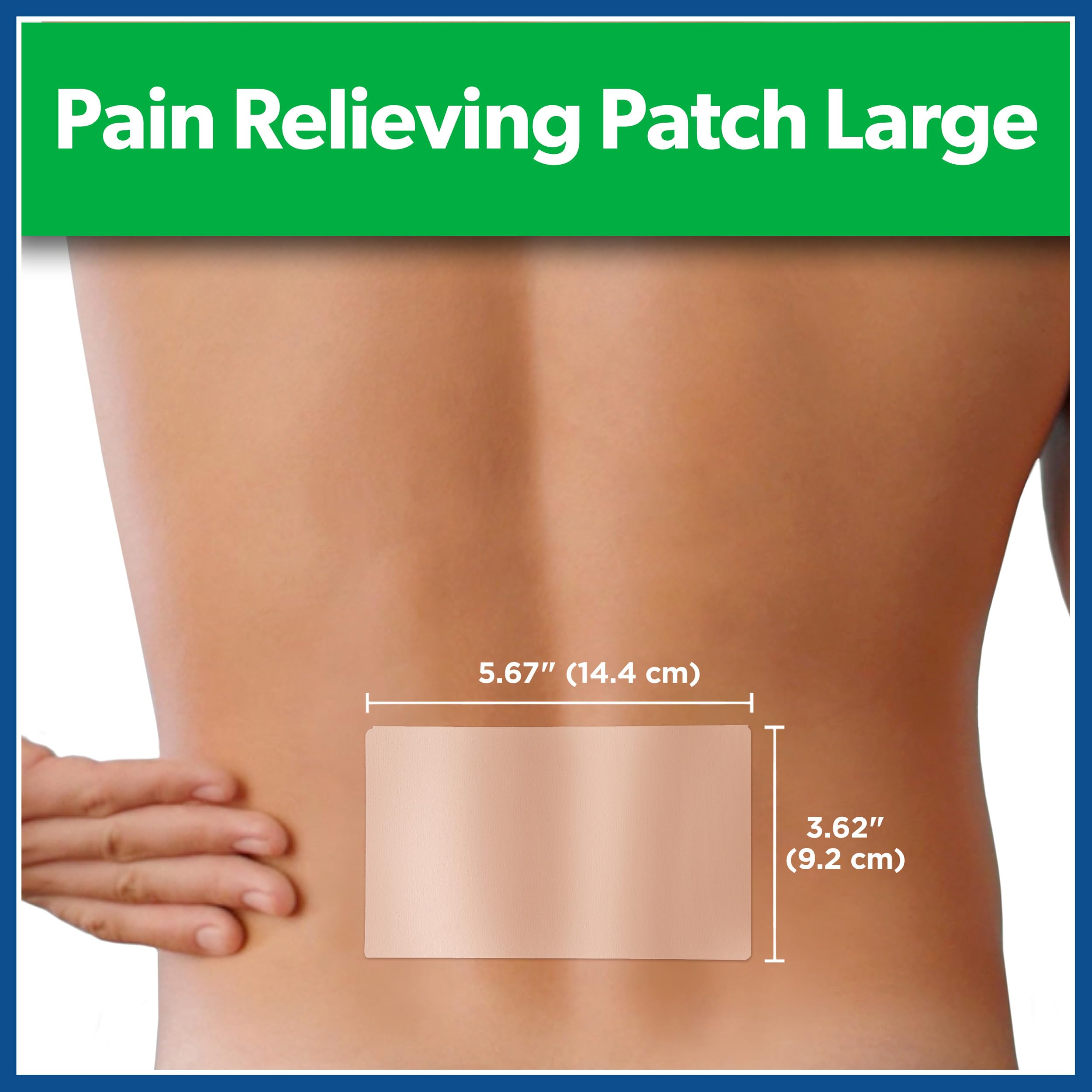 Salonpas Pain Relieving Patch, Large, 6 Count, for Back, Neck, Shoulder, Knee Pain and Muscle Soreness, 8 Hour Pain Relief Salonpas uk supplements