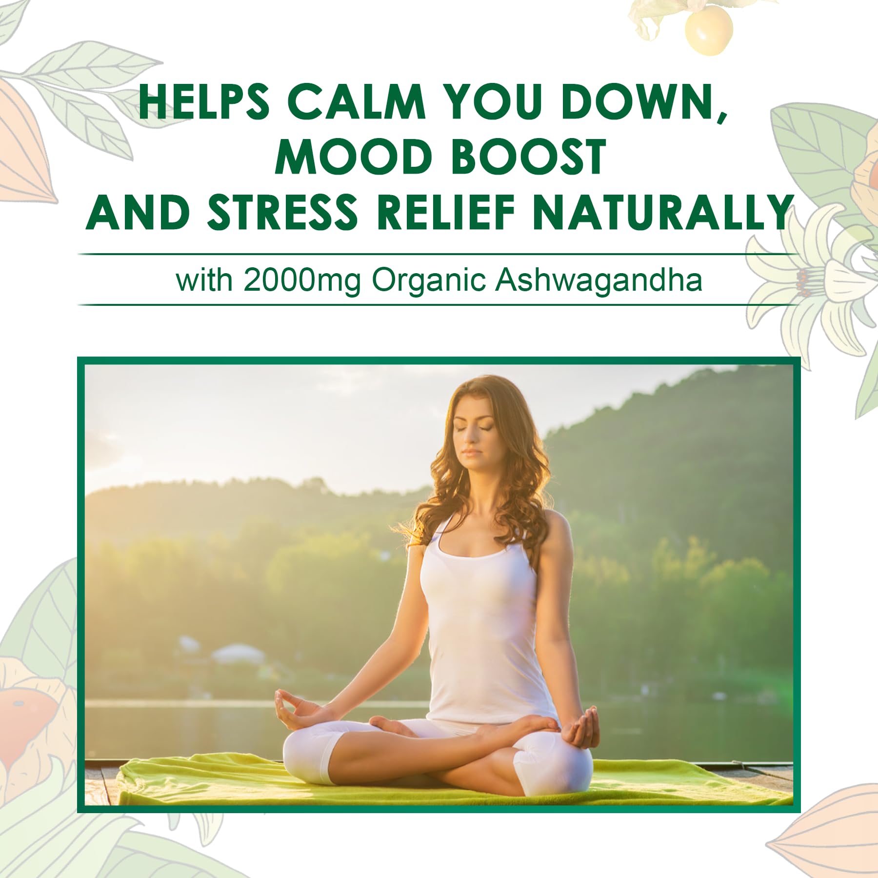 NEVISS Ashwagandha Gummies 2000mg, Feel Refreshed, Plus Proprietary Blend NEVISS uk supplements