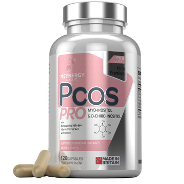 PCOS Pro - Ultra Premium Inositol PCOS Supplement (4X Extra Ingredients) Myo Inositol Insynergy Labs uk supplements